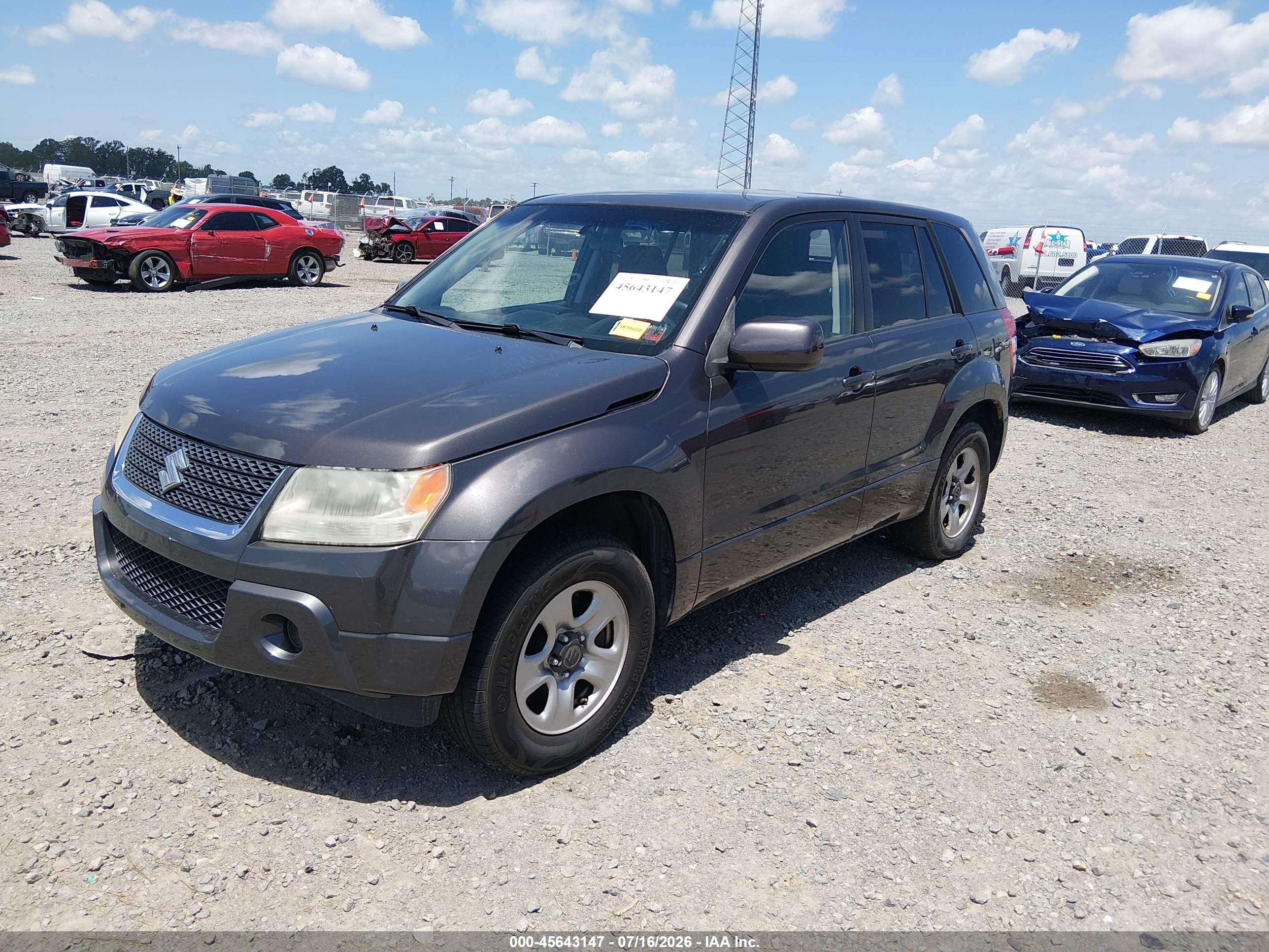 2012 Suzuki Grand Vitara Premium Gray vin: JS3TD0D20C4100403