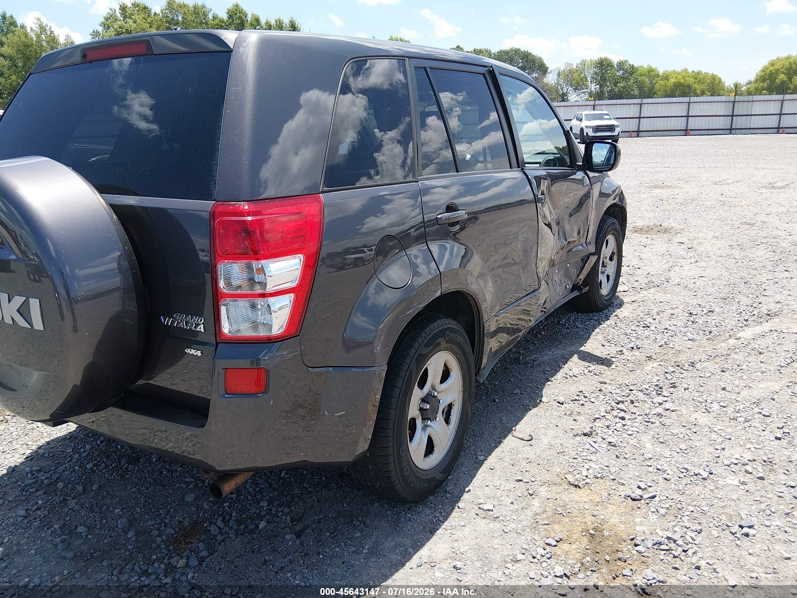 2012 Suzuki Grand Vitara Premium Gray vin: JS3TD0D20C4100403