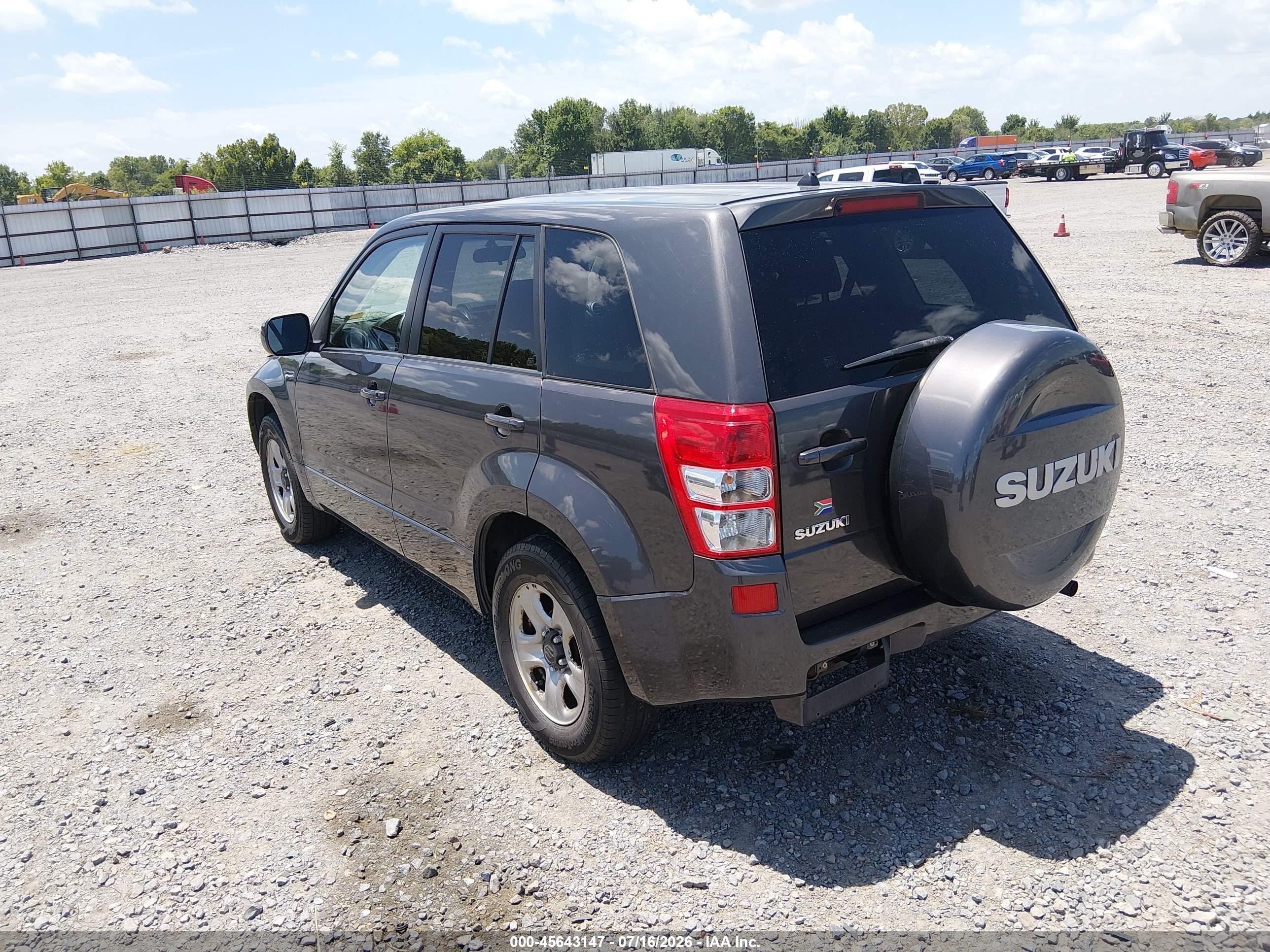 2012 Suzuki Grand Vitara Premium Gray vin: JS3TD0D20C4100403