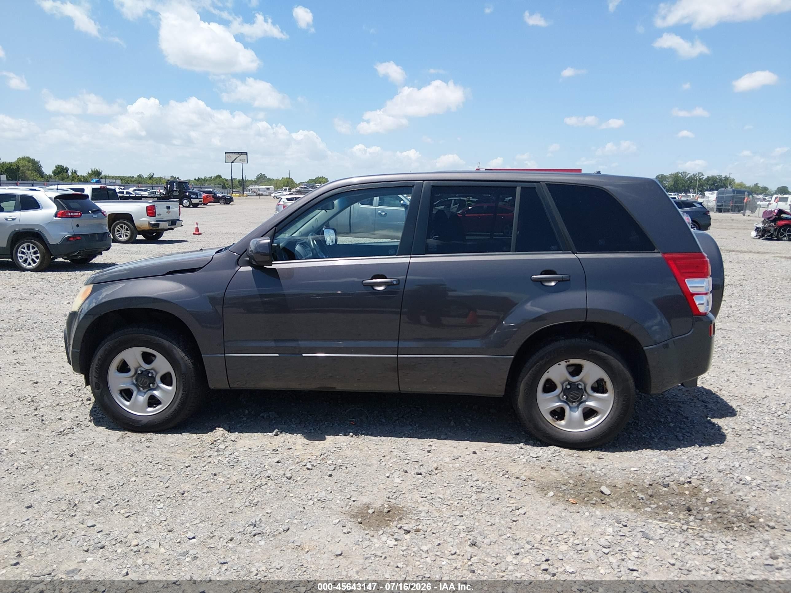 2012 Suzuki Grand Vitara Premium Gray vin: JS3TD0D20C4100403