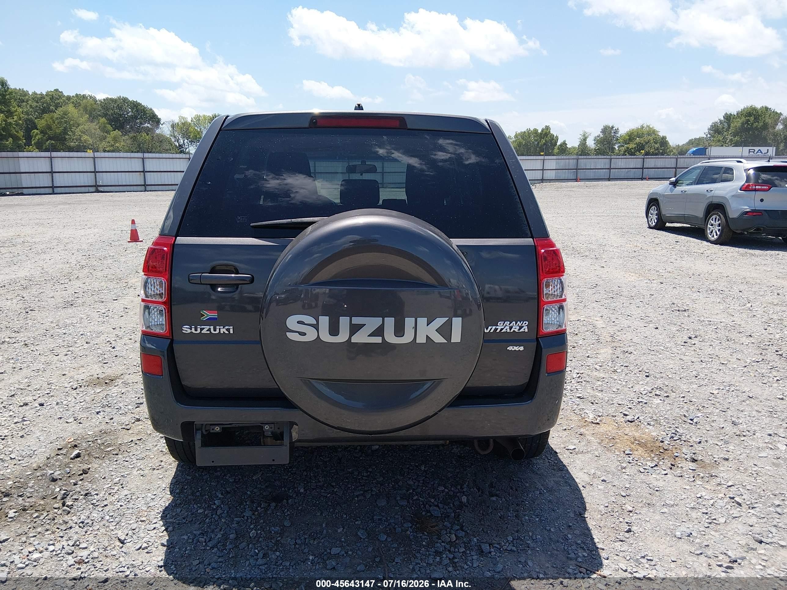 2012 Suzuki Grand Vitara Premium Gray vin: JS3TD0D20C4100403