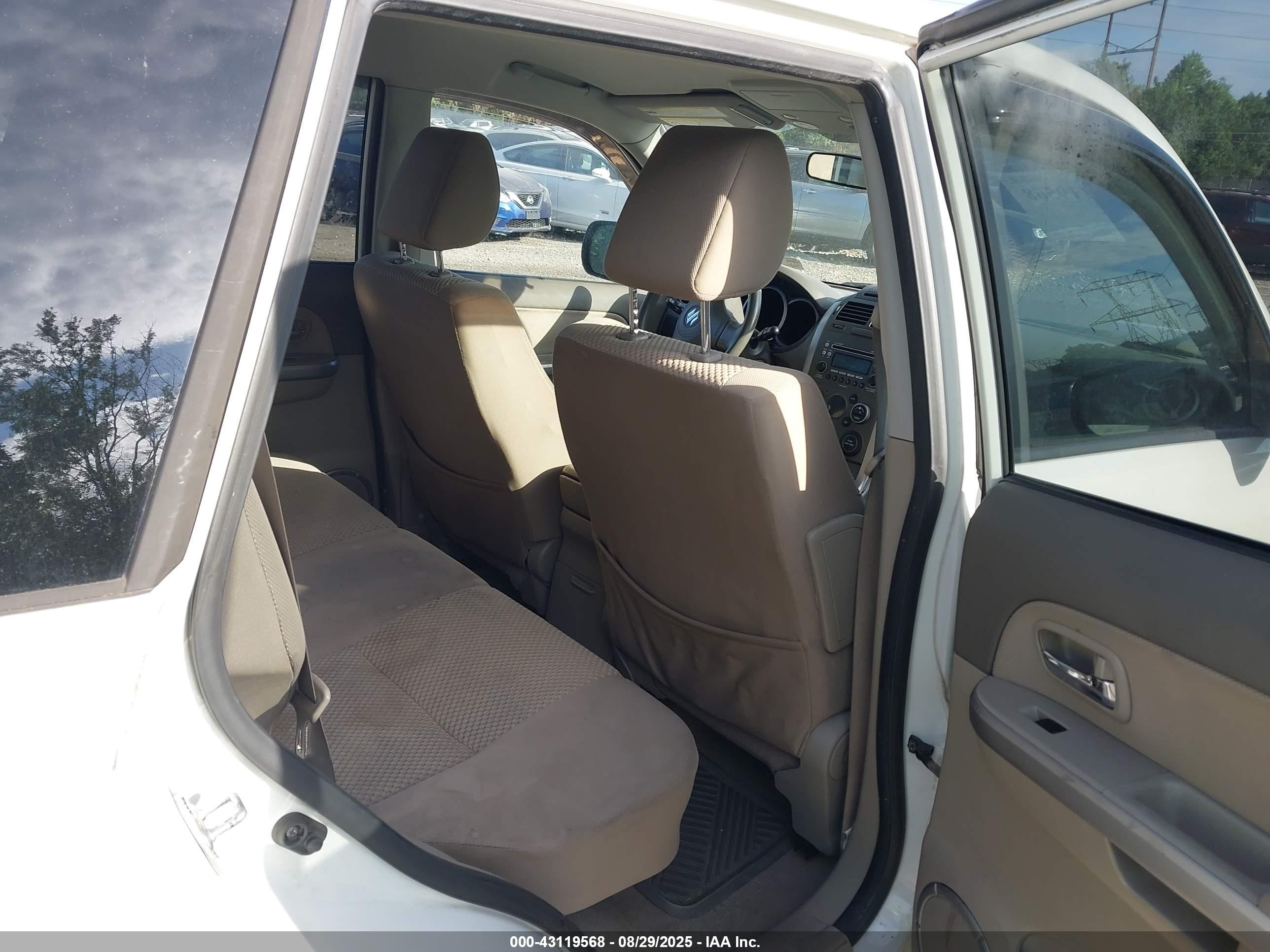 2010 Suzuki Grand Vitara Premium White vin: JS3TD0D21A4110094