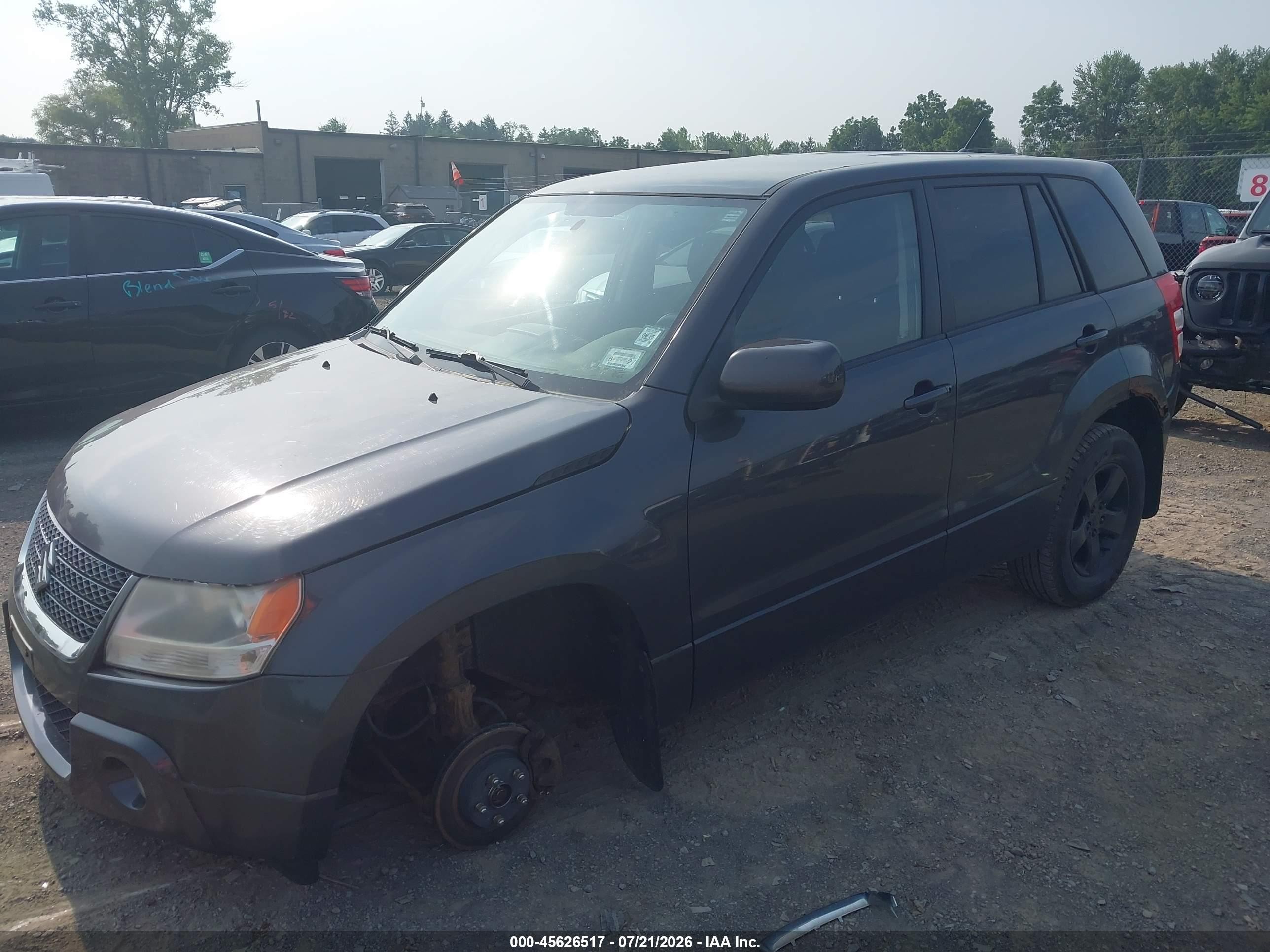 2011 Suzuki Grand Vitara Premium/premium W/alloy Wheels Gray vin: JS3TD0D22B4100403