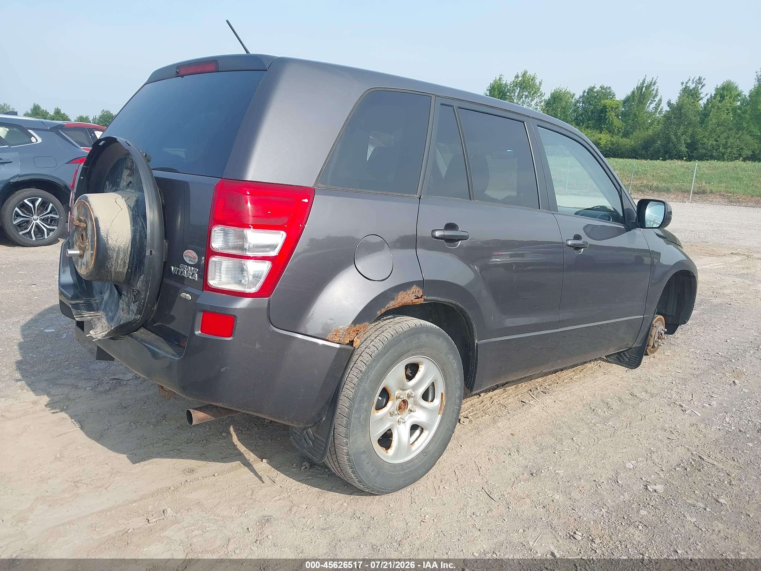 2011 Suzuki Grand Vitara Premium/premium W/alloy Wheels Gray vin: JS3TD0D22B4100403