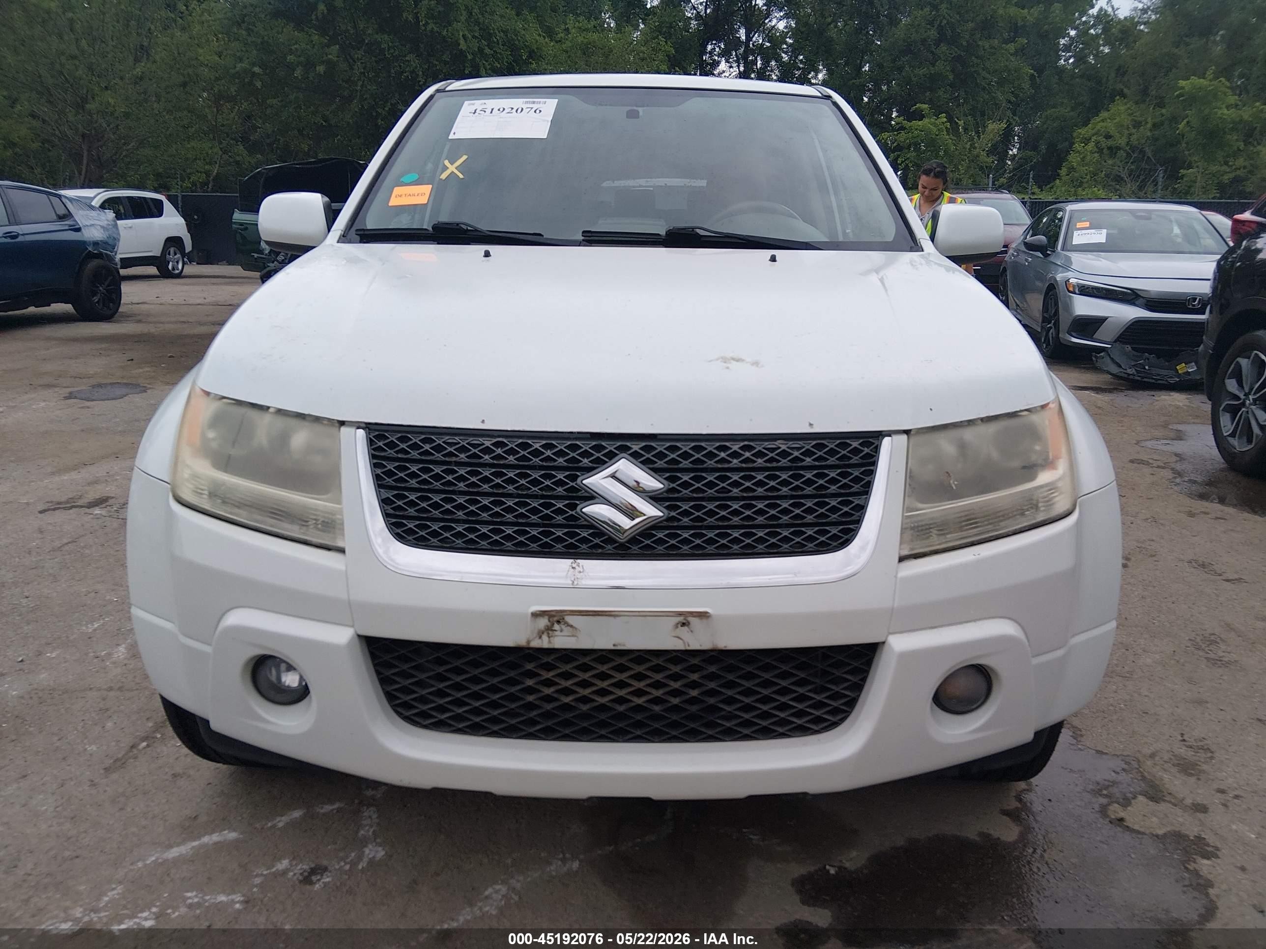 2010 Suzuki Grand Vitara Premium White vin: JS3TD0D23A4102529