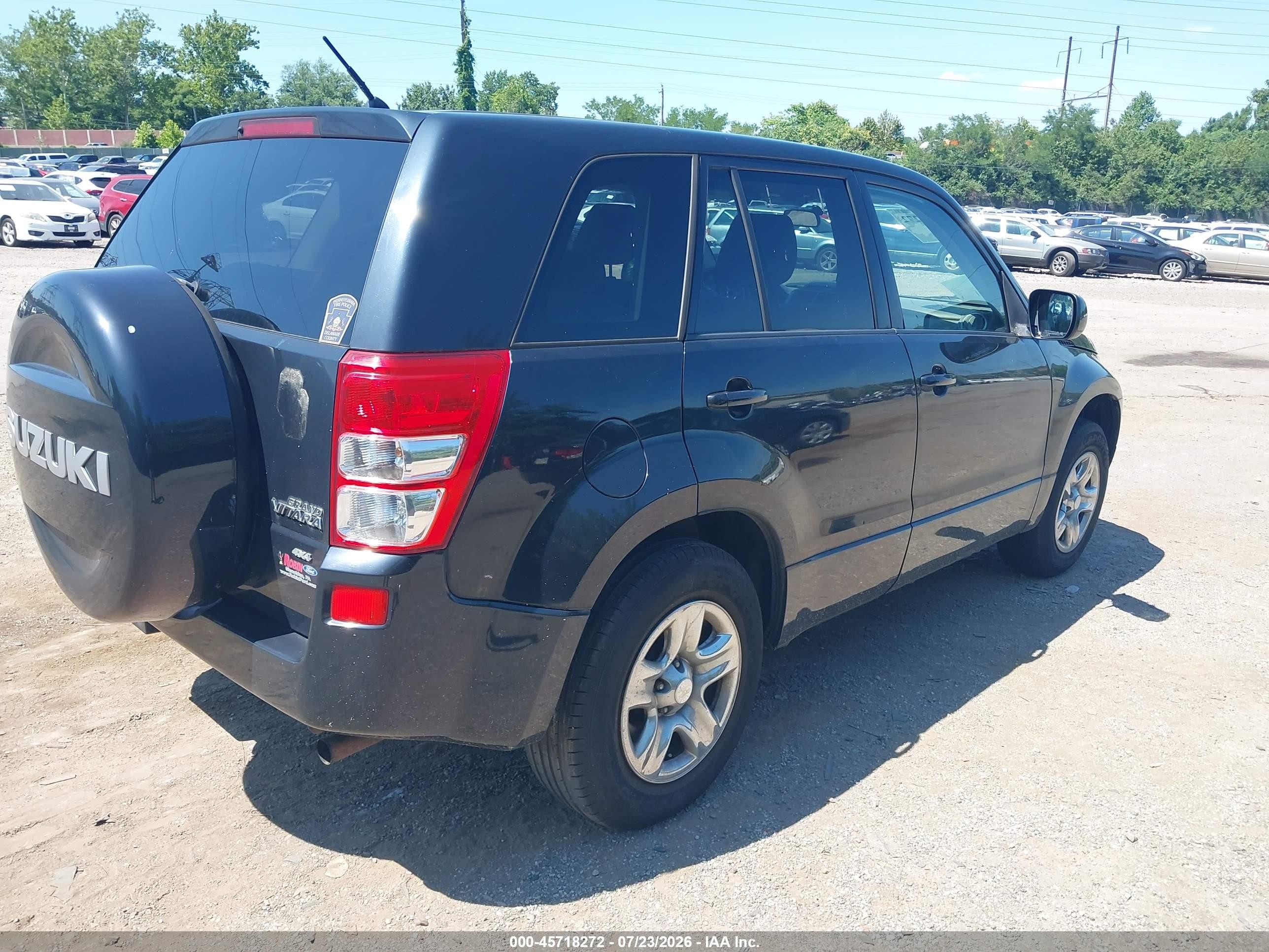 2010 Suzuki Grand Vitara Premium Black vin: JS3TD0D29A4100980