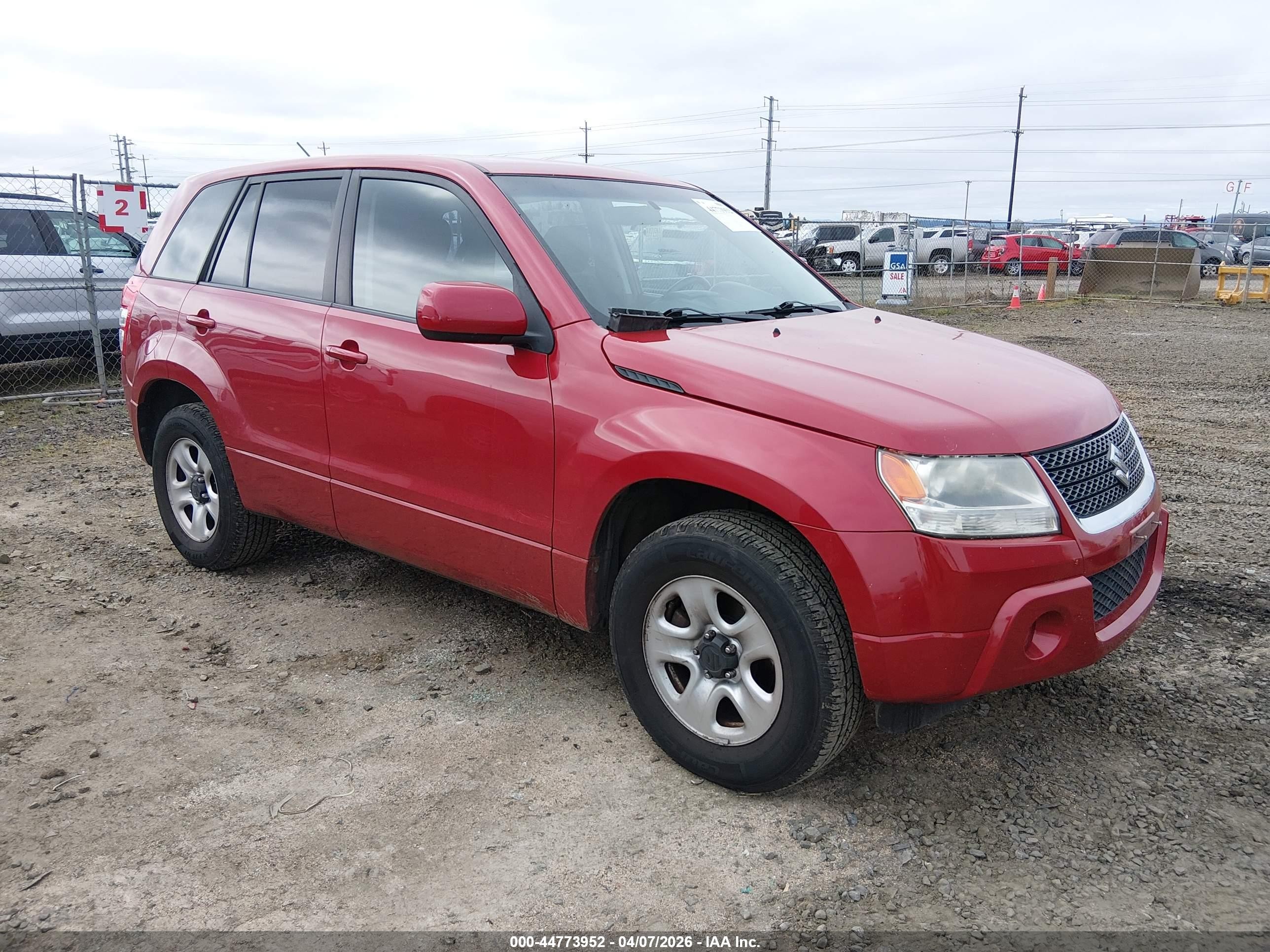 2012 Suzuki Grand Vitara Premium Red vin: JS3TD0D29C4100920