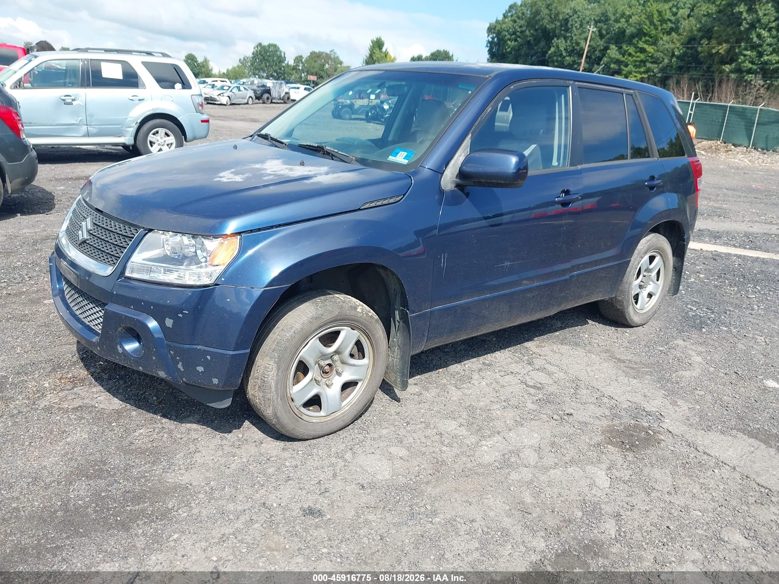 2011 Suzuki Grand Vitara Premium/premium W/alloy Wheels Blue vin: JS3TD0D2XB4100018