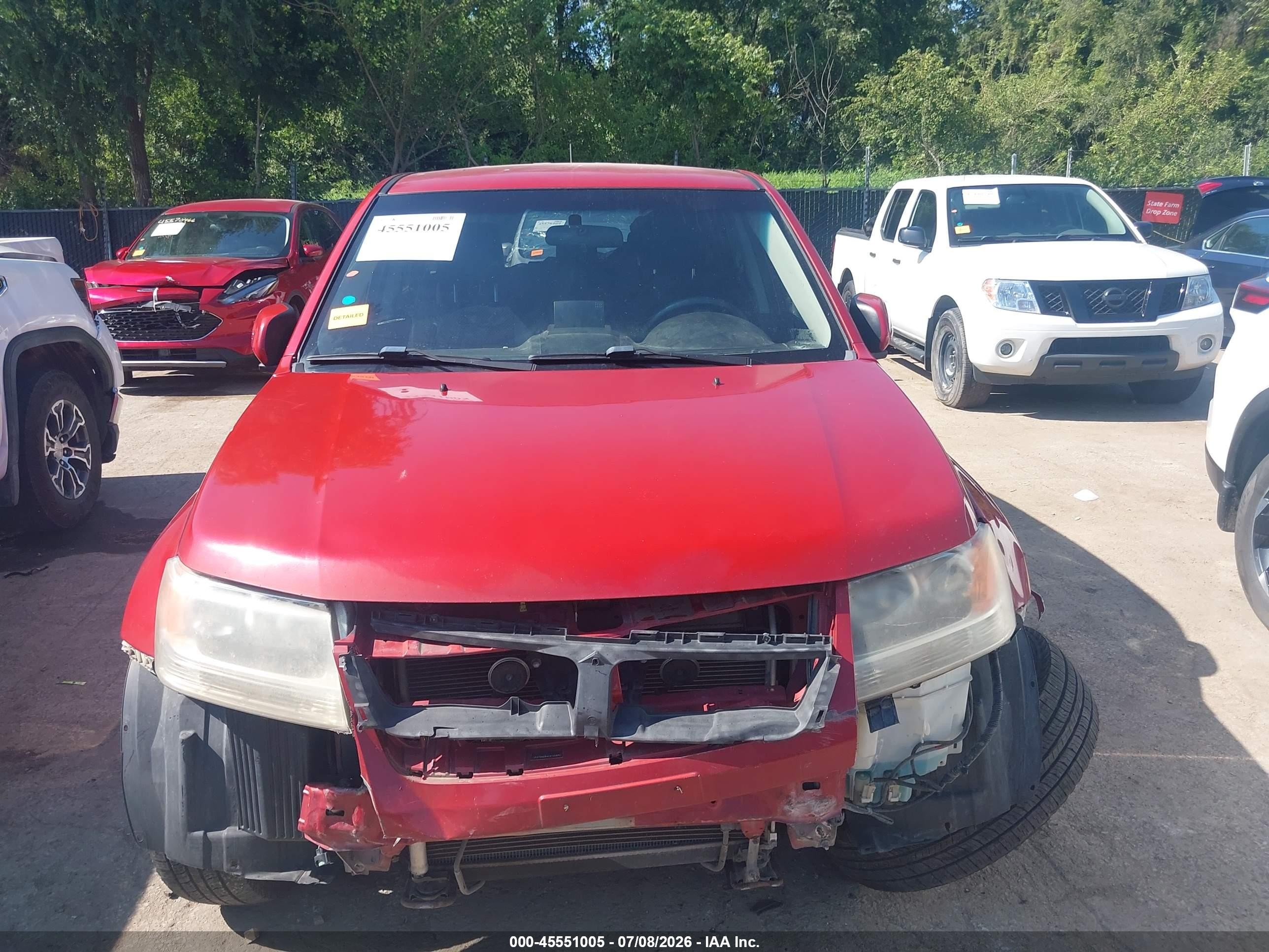 2012 Suzuki Grand Vitara Premium Red vin: JS3TD0D64C4100651