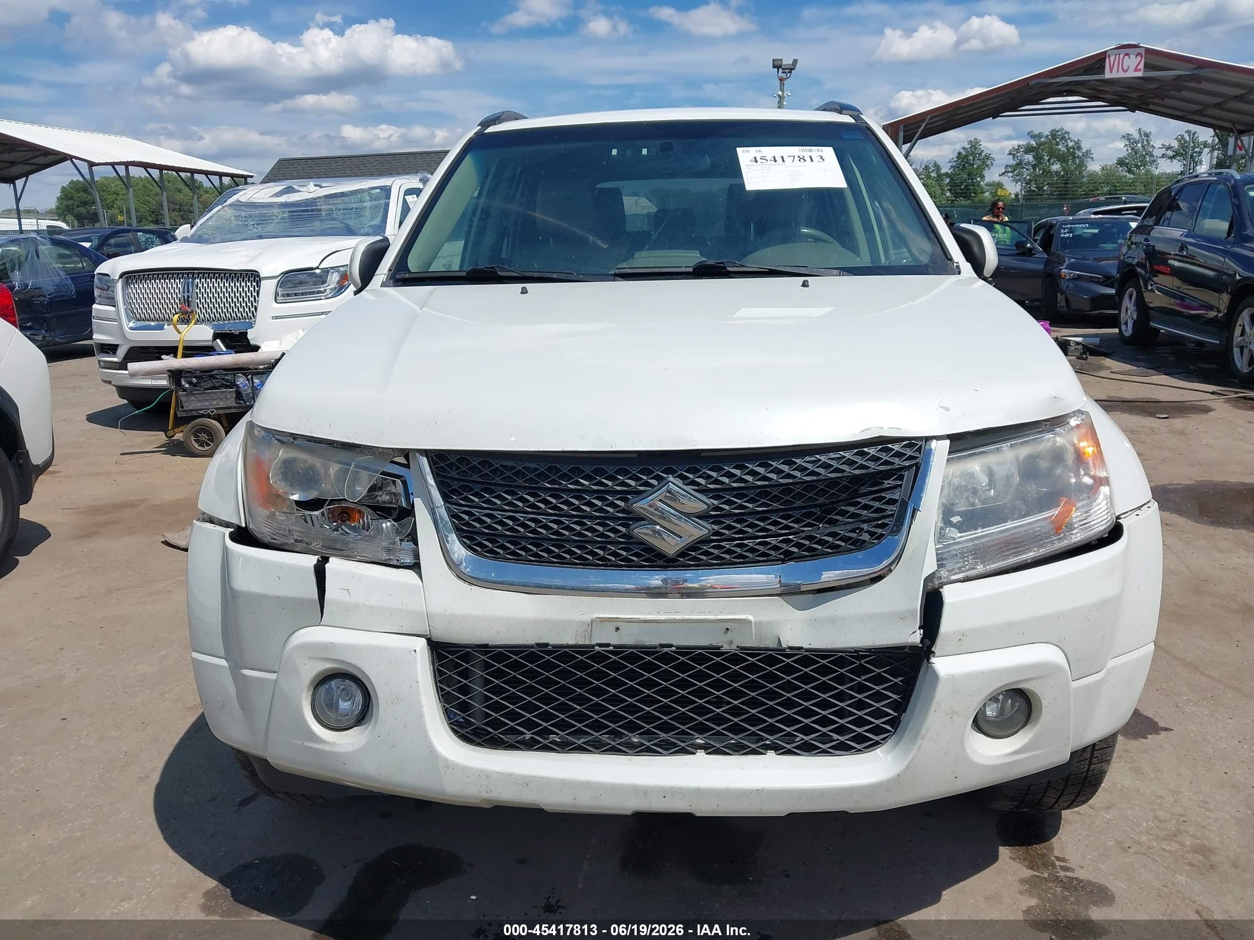 2011 Suzuki Grand Vitara Limited White vin: JS3TD0D70B4100010