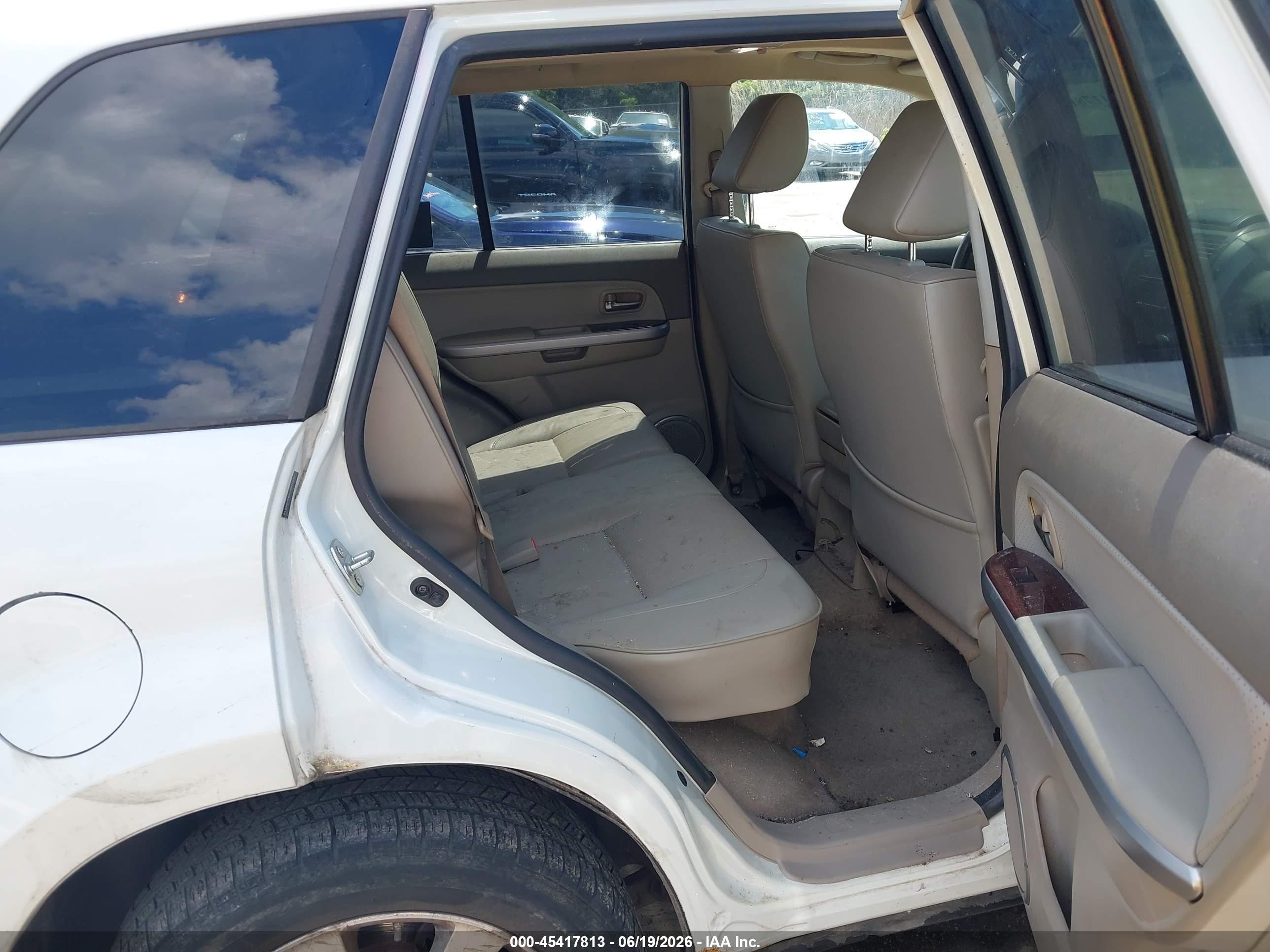 2011 Suzuki Grand Vitara Limited White vin: JS3TD0D70B4100010