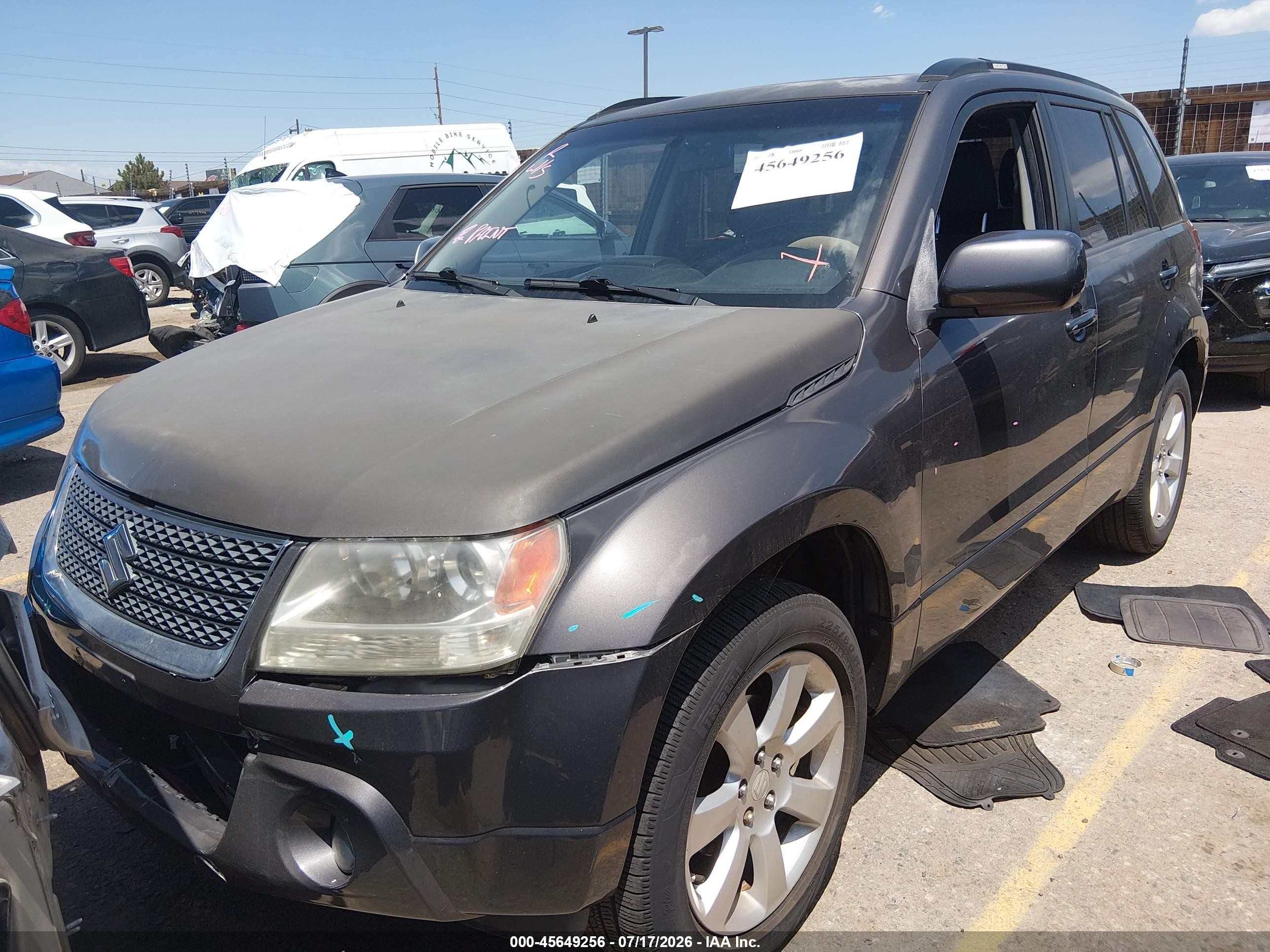 2012 Suzuki Grand Vitara Limited Gray vin: JS3TD0D71C4101149