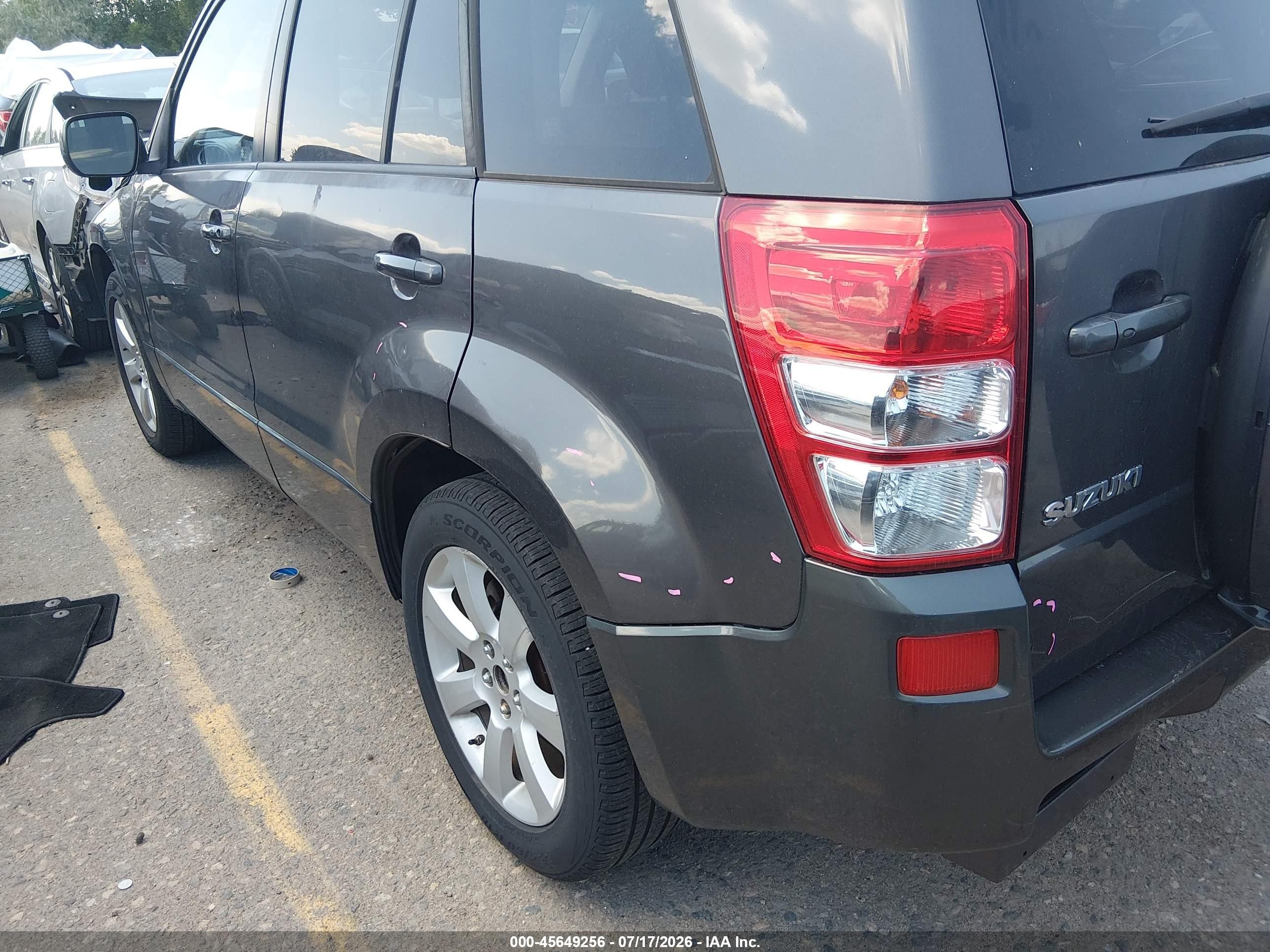 2012 Suzuki Grand Vitara Limited Gray vin: JS3TD0D71C4101149