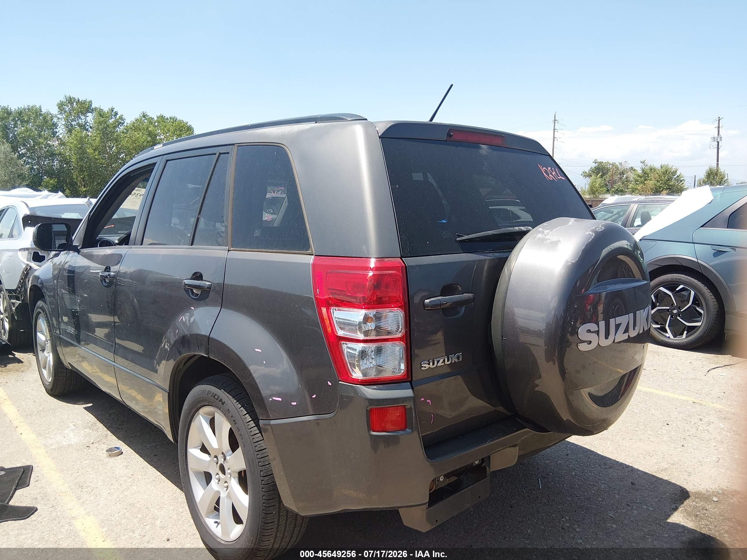 2012 Suzuki Grand Vitara Limited Gray vin: JS3TD0D71C4101149