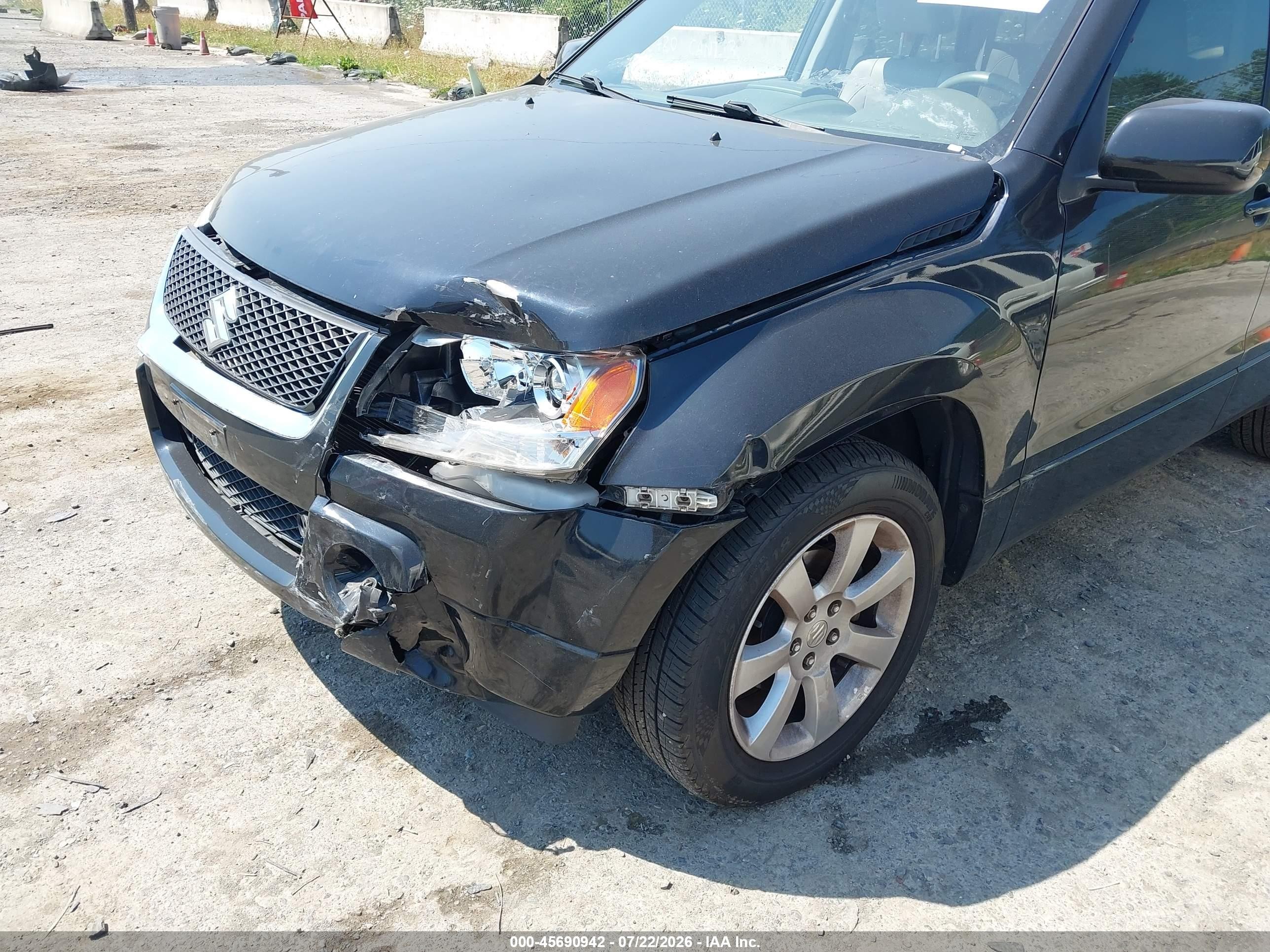 2012 Suzuki Grand Vitara Limited Black vin: JS3TD0D74C4101212