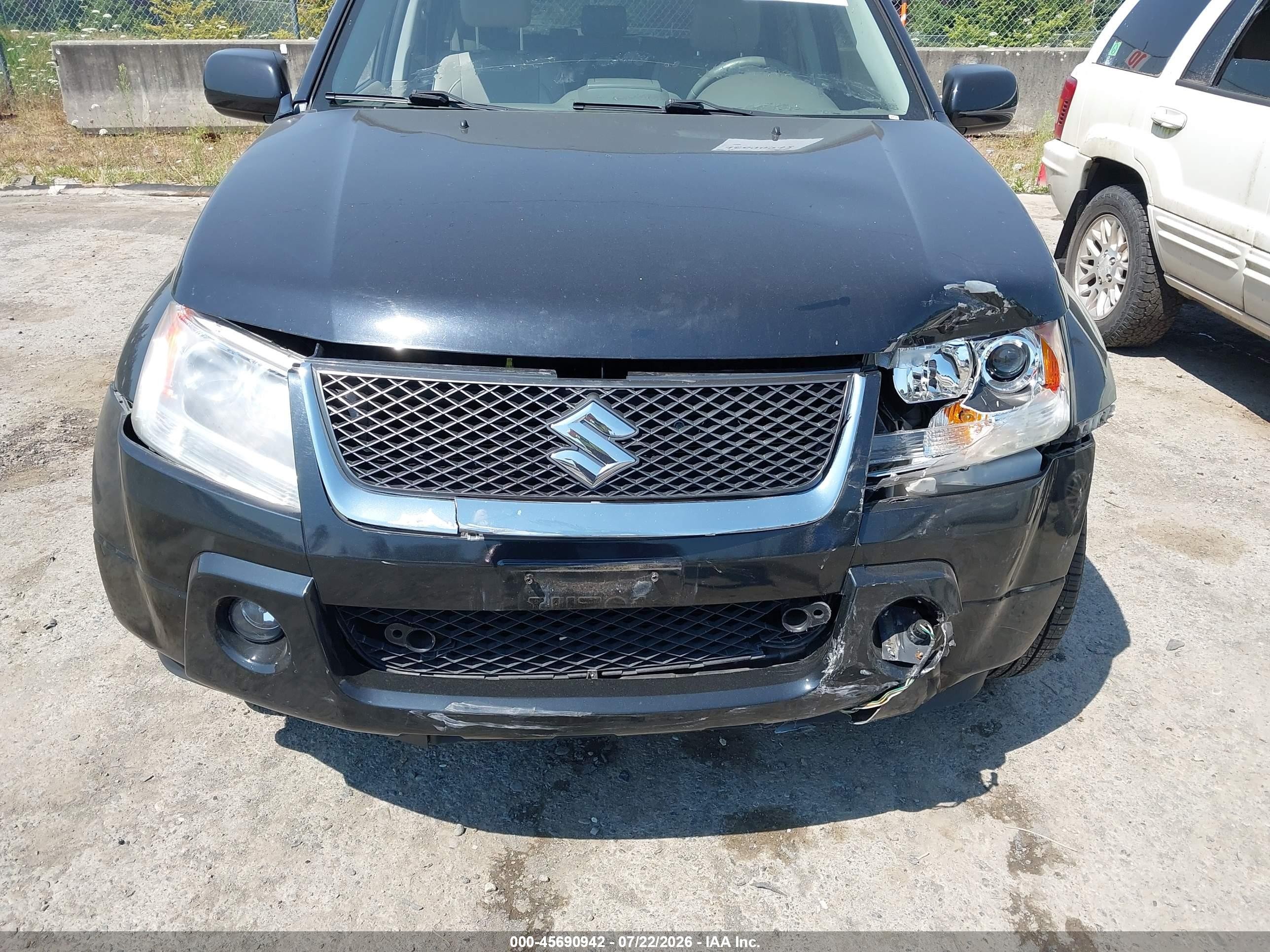2012 Suzuki Grand Vitara Limited Black vin: JS3TD0D74C4101212