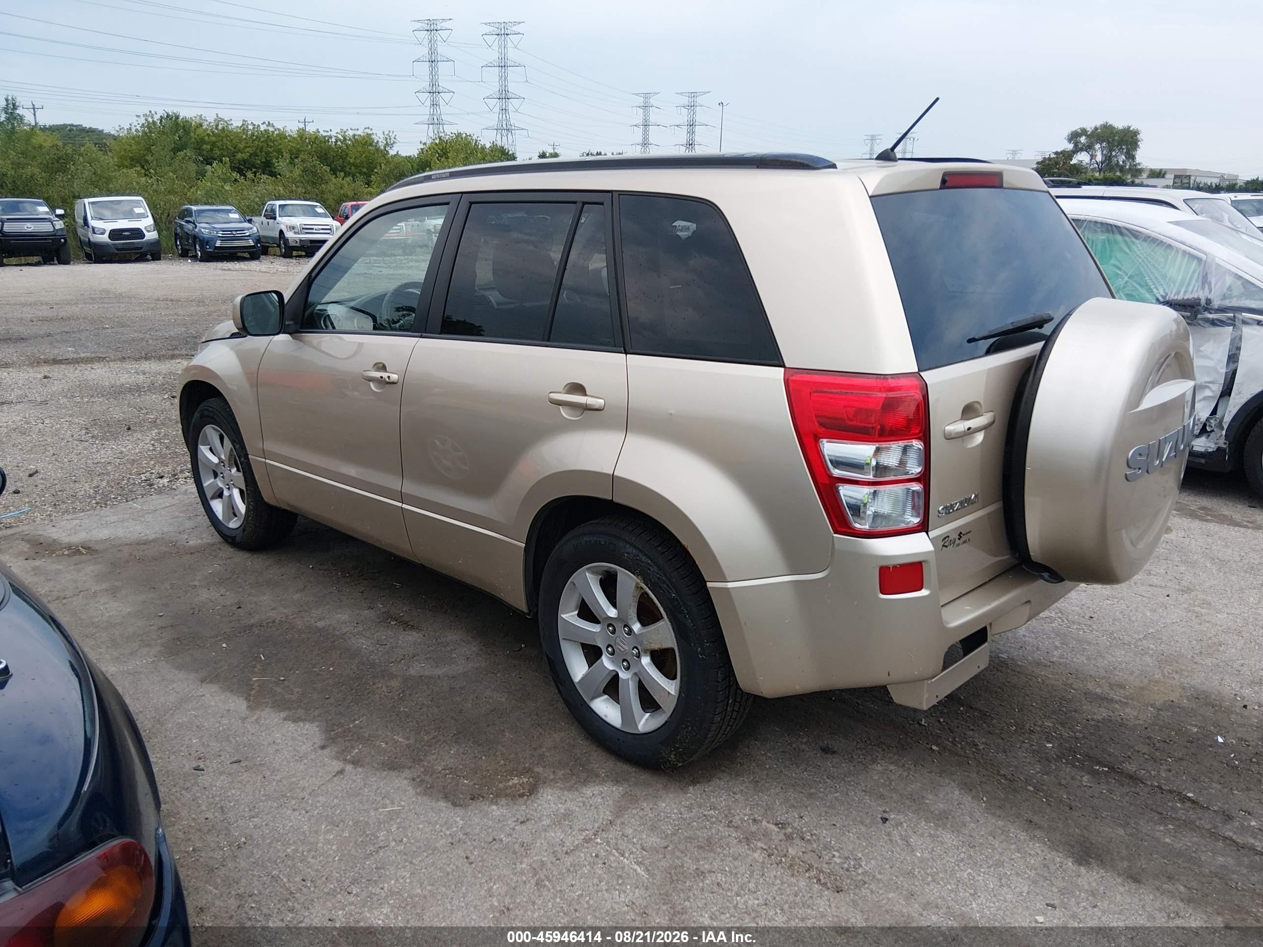 2012 Suzuki Grand Vitara Limited Gold vin: JS3TD0D77C4100426