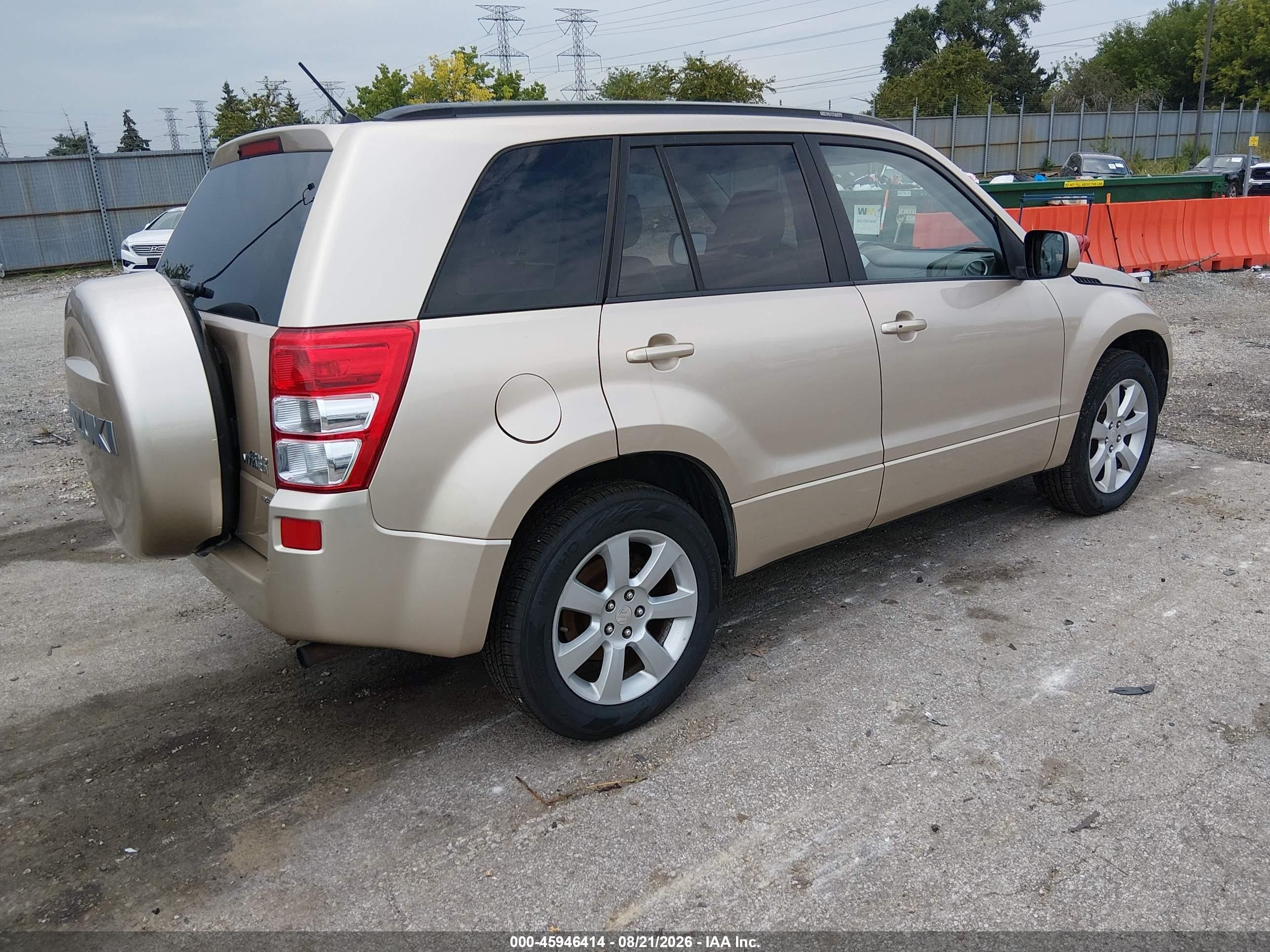 2012 Suzuki Grand Vitara Limited Gold vin: JS3TD0D77C4100426