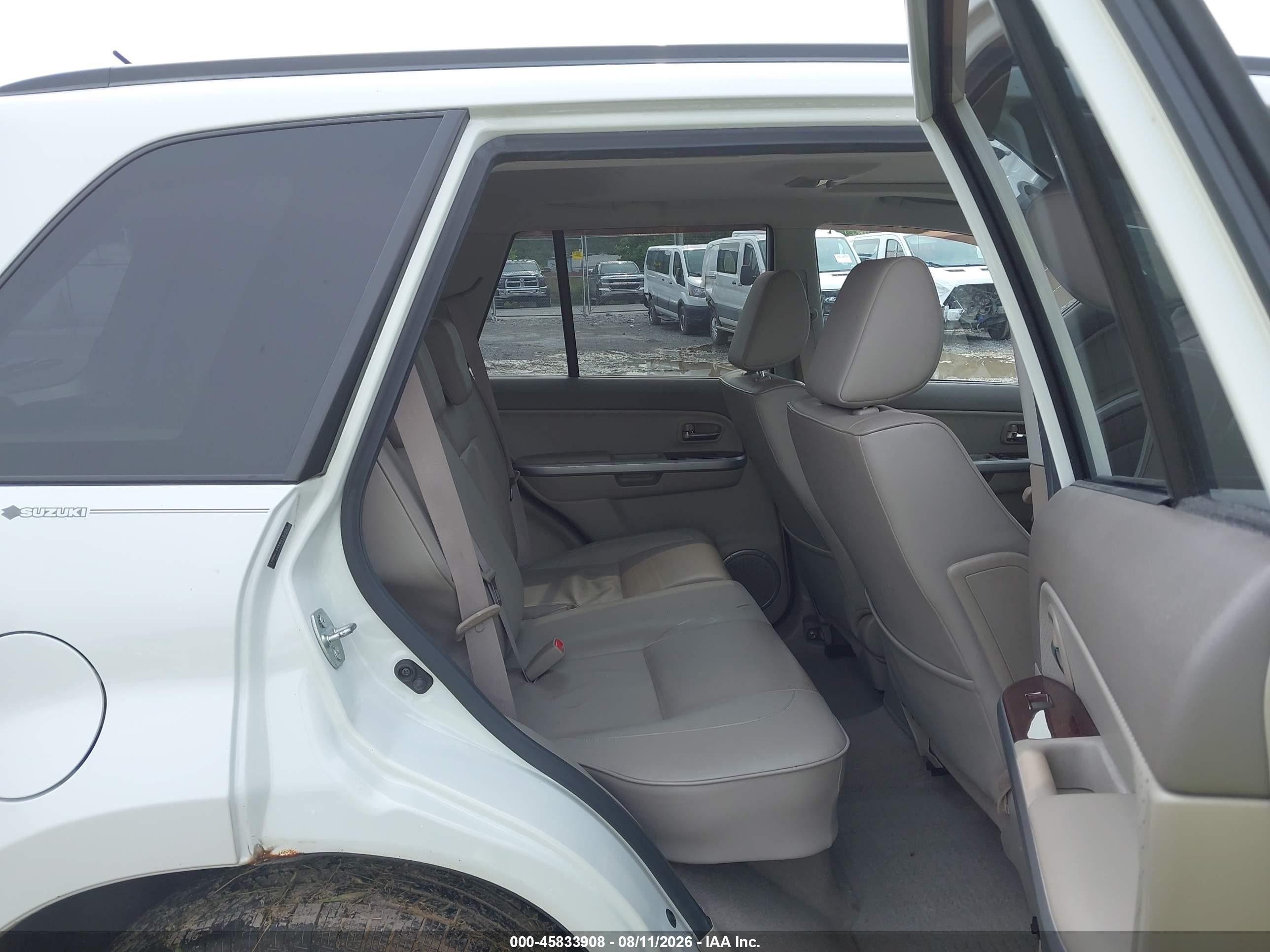2010 Suzuki Grand Vitara Limited V6 White vin: JS3TD1D94A4100047