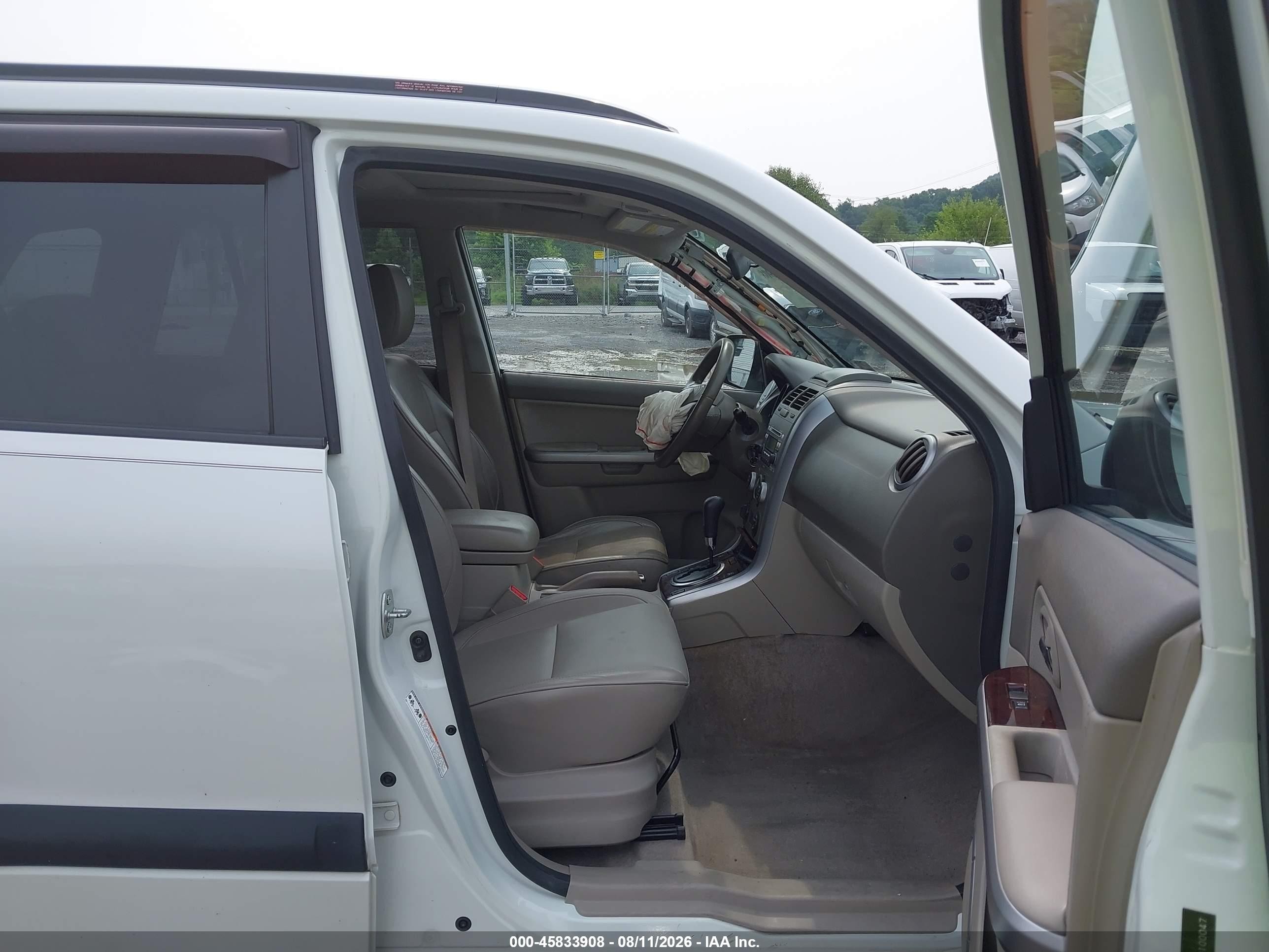 2010 Suzuki Grand Vitara Limited V6 White vin: JS3TD1D94A4100047