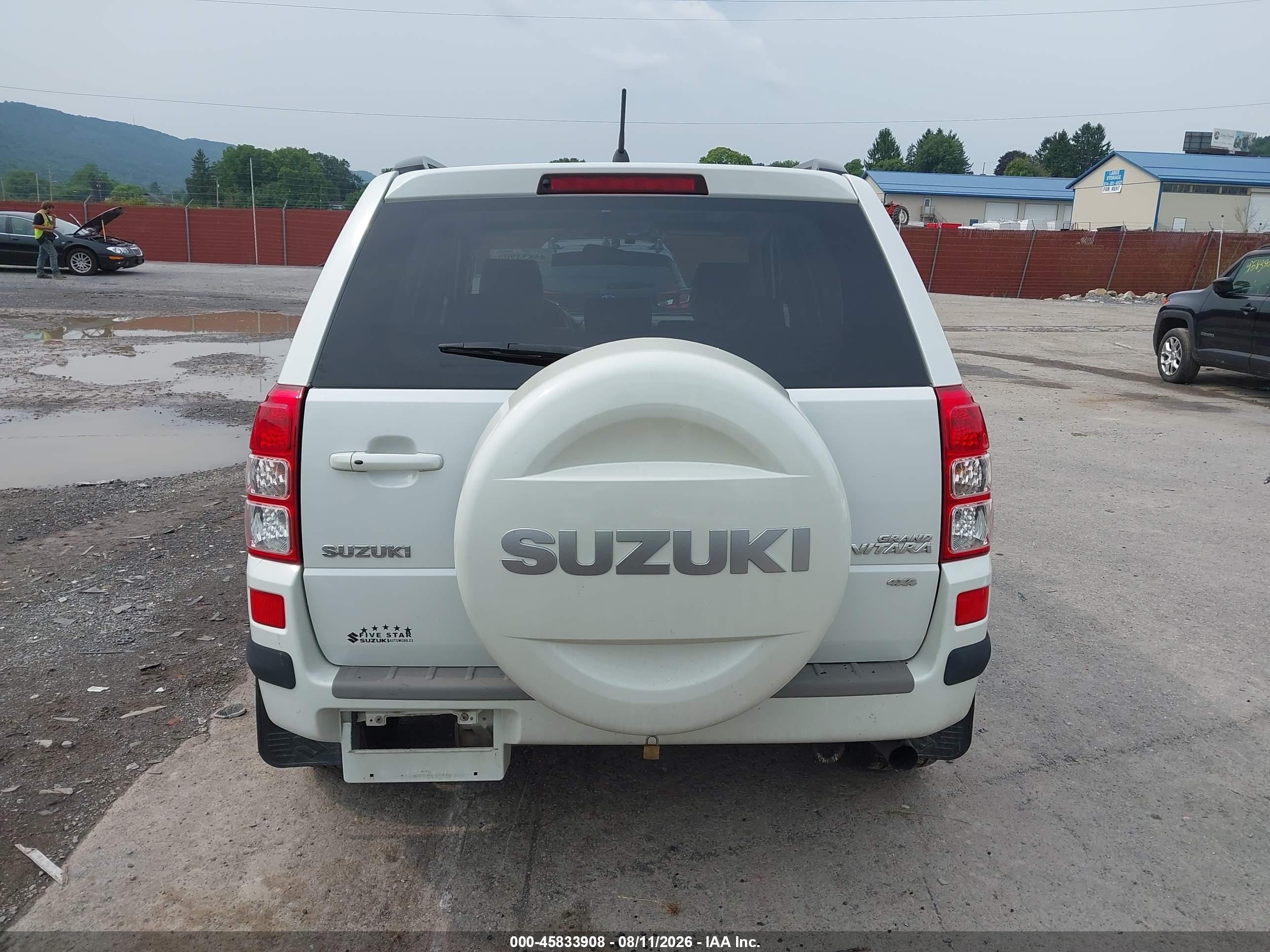 2010 Suzuki Grand Vitara Limited V6 White vin: JS3TD1D94A4100047