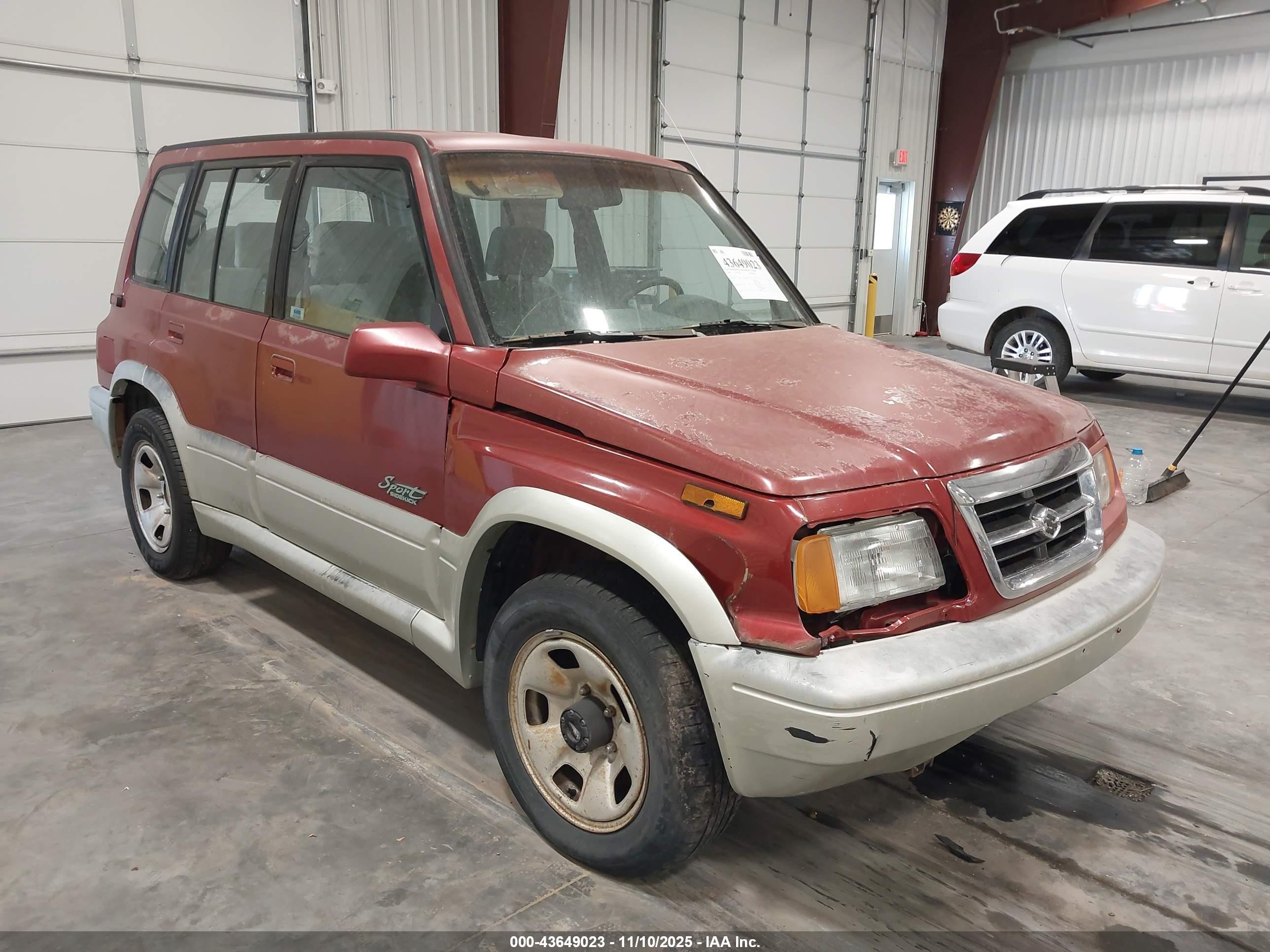 1998 Suzuki Sidekick Jlx Sport/jx Sport Красный vin: JS3TD21V2W4101664