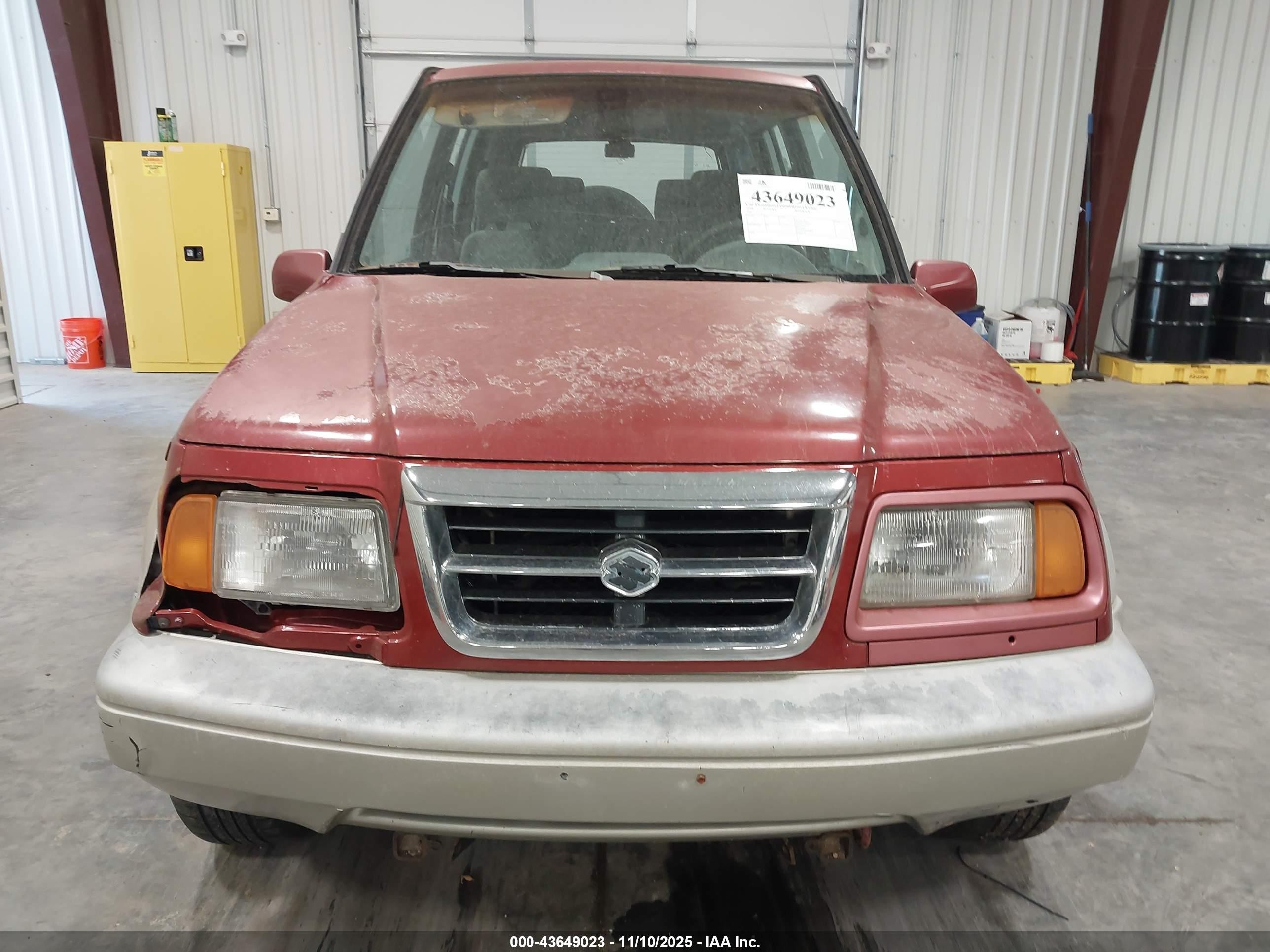 1998 Suzuki Sidekick Jlx Sport/jx Sport Red vin: JS3TD21V2W4101664
