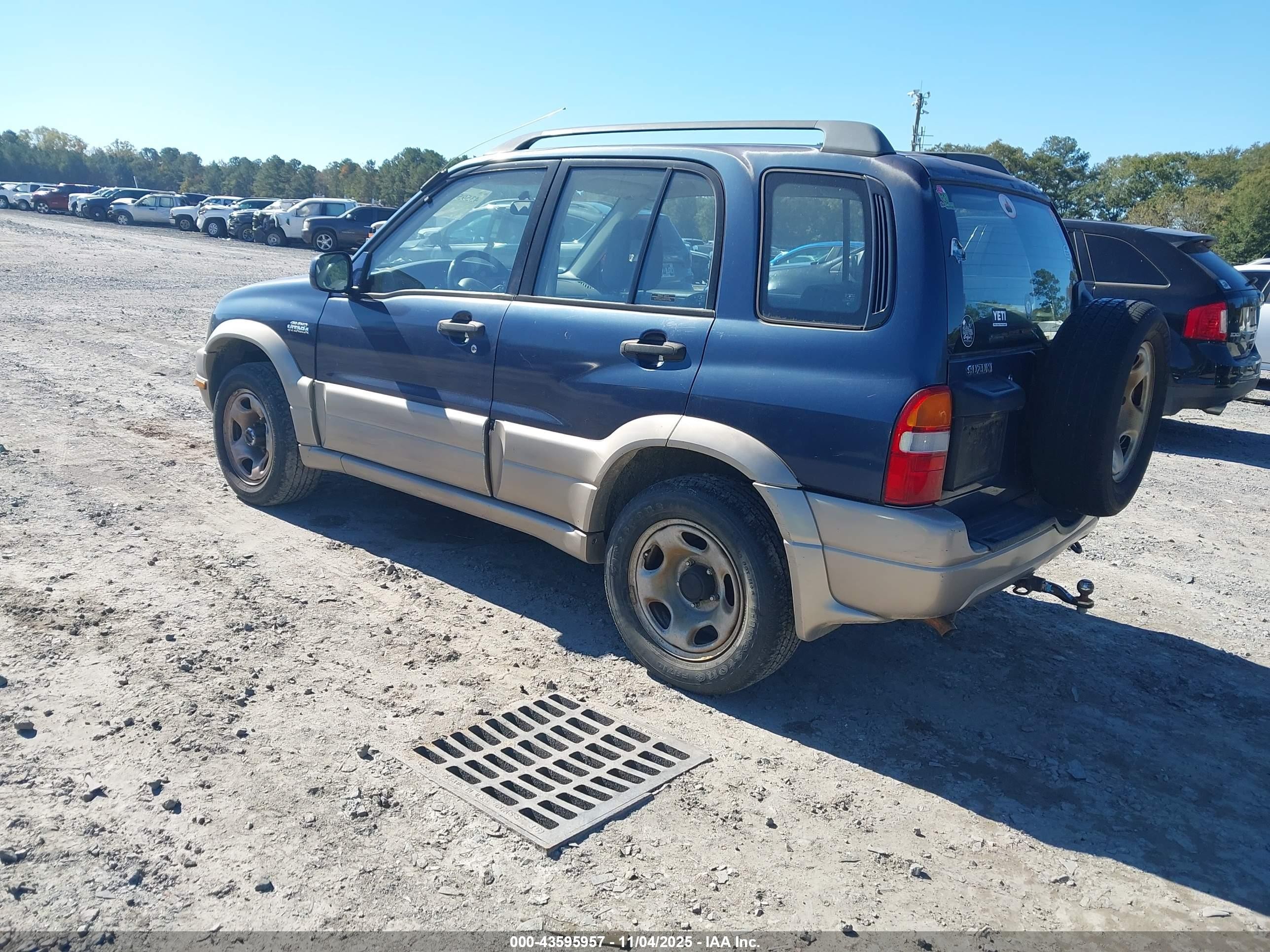 2001 Suzuki Grand Vitara Jlx/jlx+/limited Blue vin: JS3TD62V014154717