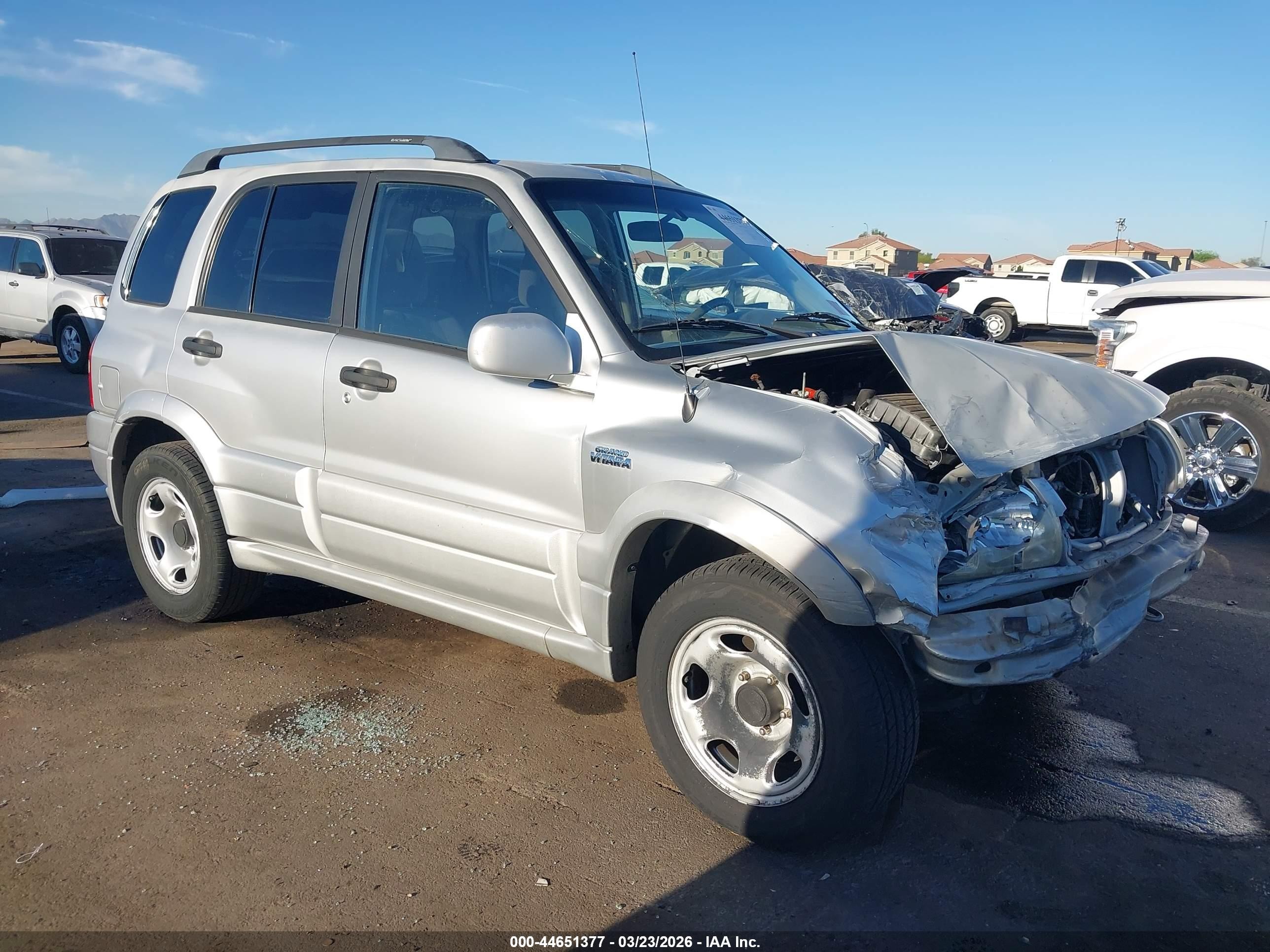 2002 Suzuki Grand Vitara Jlx/limited Silver vin: JS3TD62V024154069