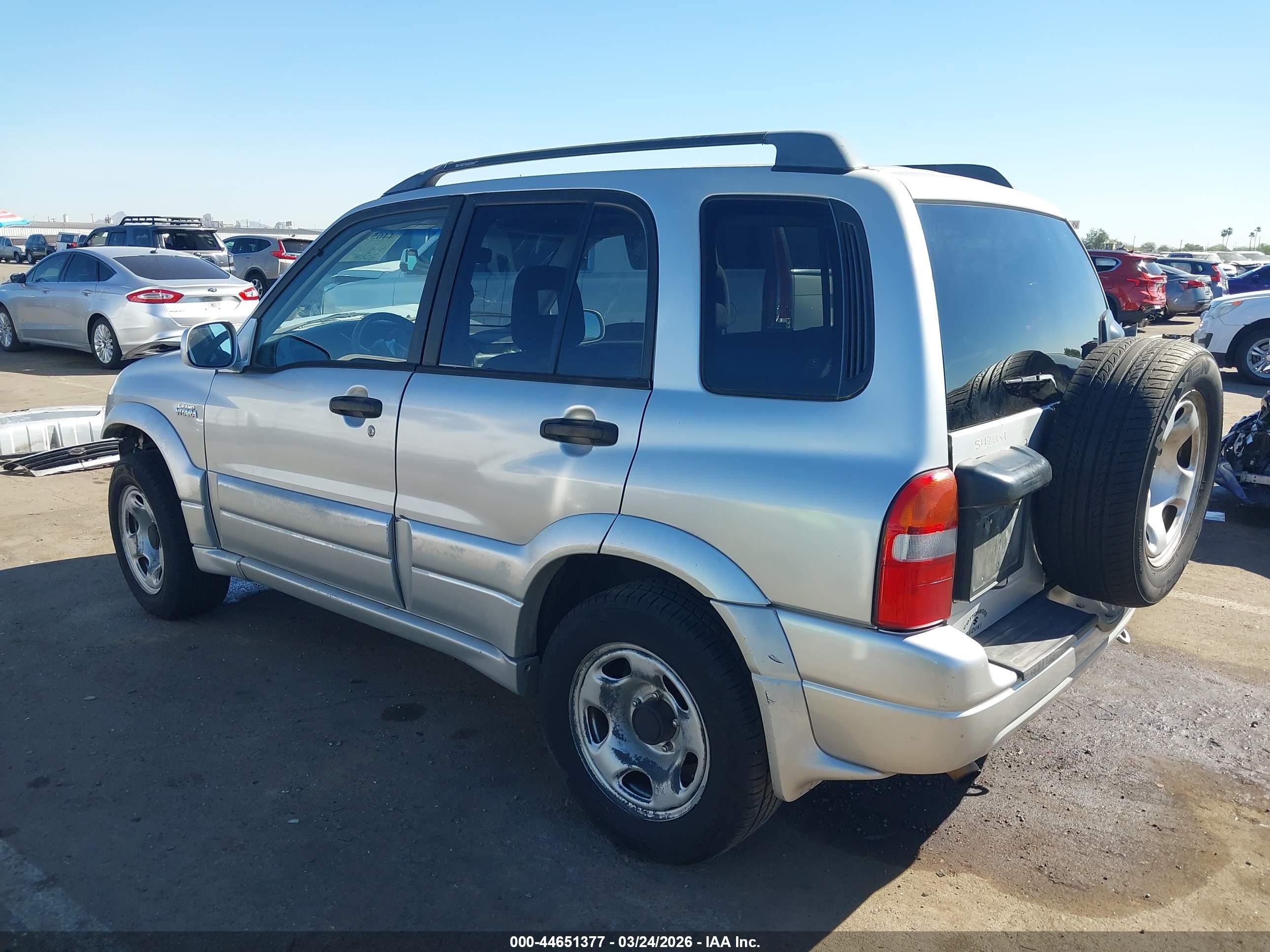 2002 Suzuki Grand Vitara Jlx/limited Silver vin: JS3TD62V024154069