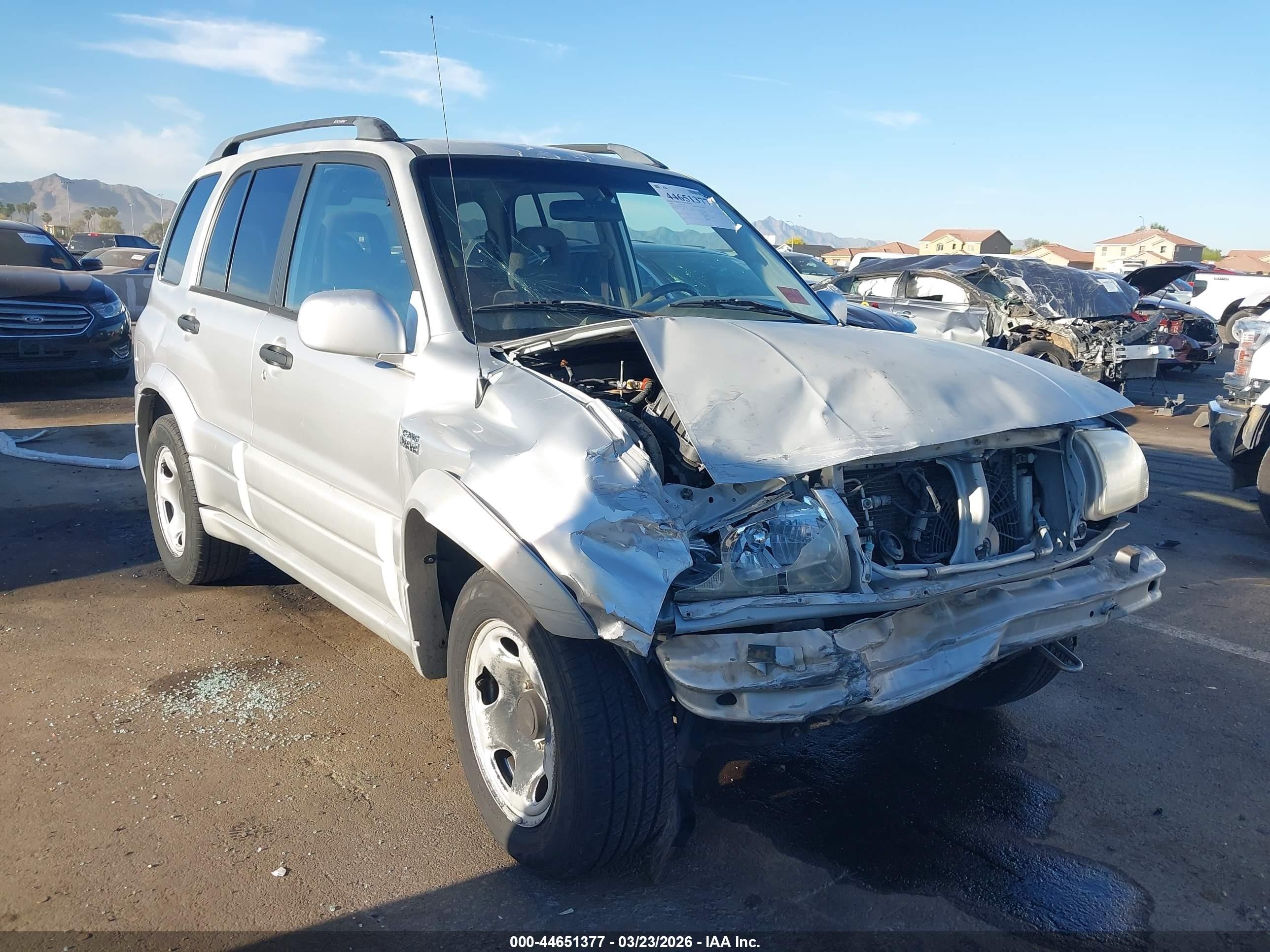 2002 Suzuki Grand Vitara Jlx/limited Silver vin: JS3TD62V024154069
