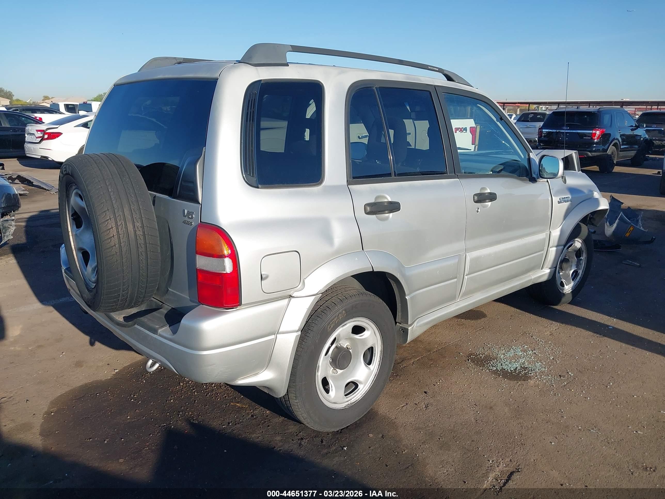 2002 Suzuki Grand Vitara Jlx/limited Silver vin: JS3TD62V024154069