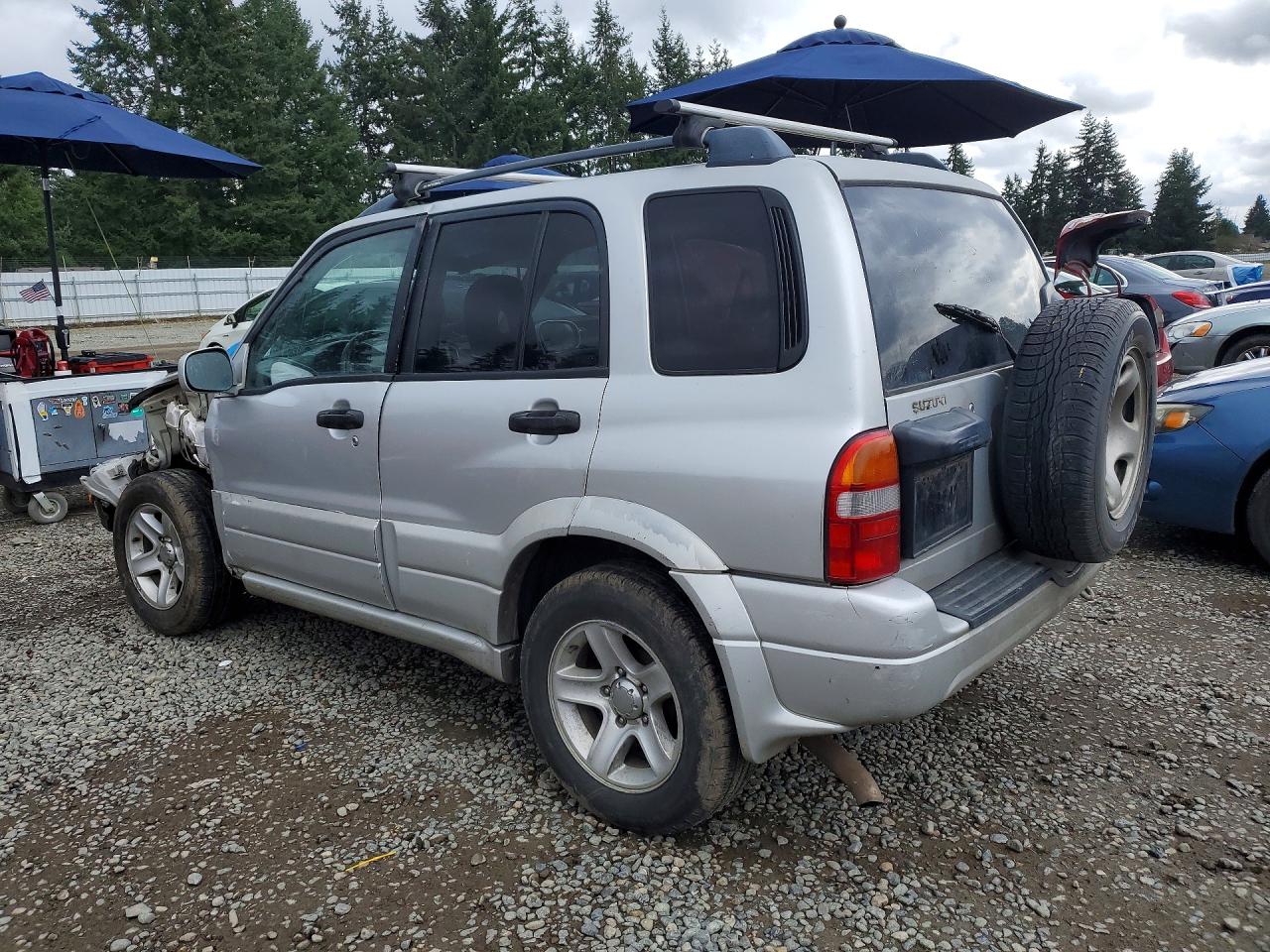 2003 Suzuki Grand Vitara Jlx Limited Silver vin: JS3TD62V034107366