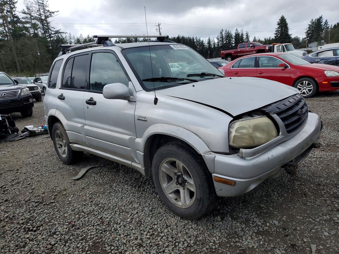 2003 Suzuki Grand Vitara Jlx Limited Silver vin: JS3TD62V034107366