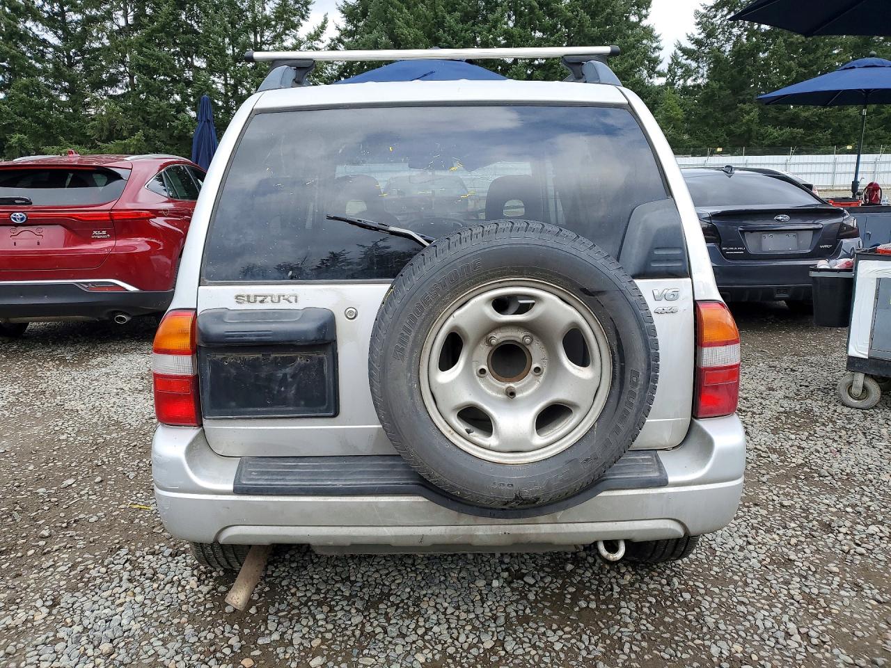 2003 Suzuki Grand Vitara Jlx Limited Silver vin: JS3TD62V034107366