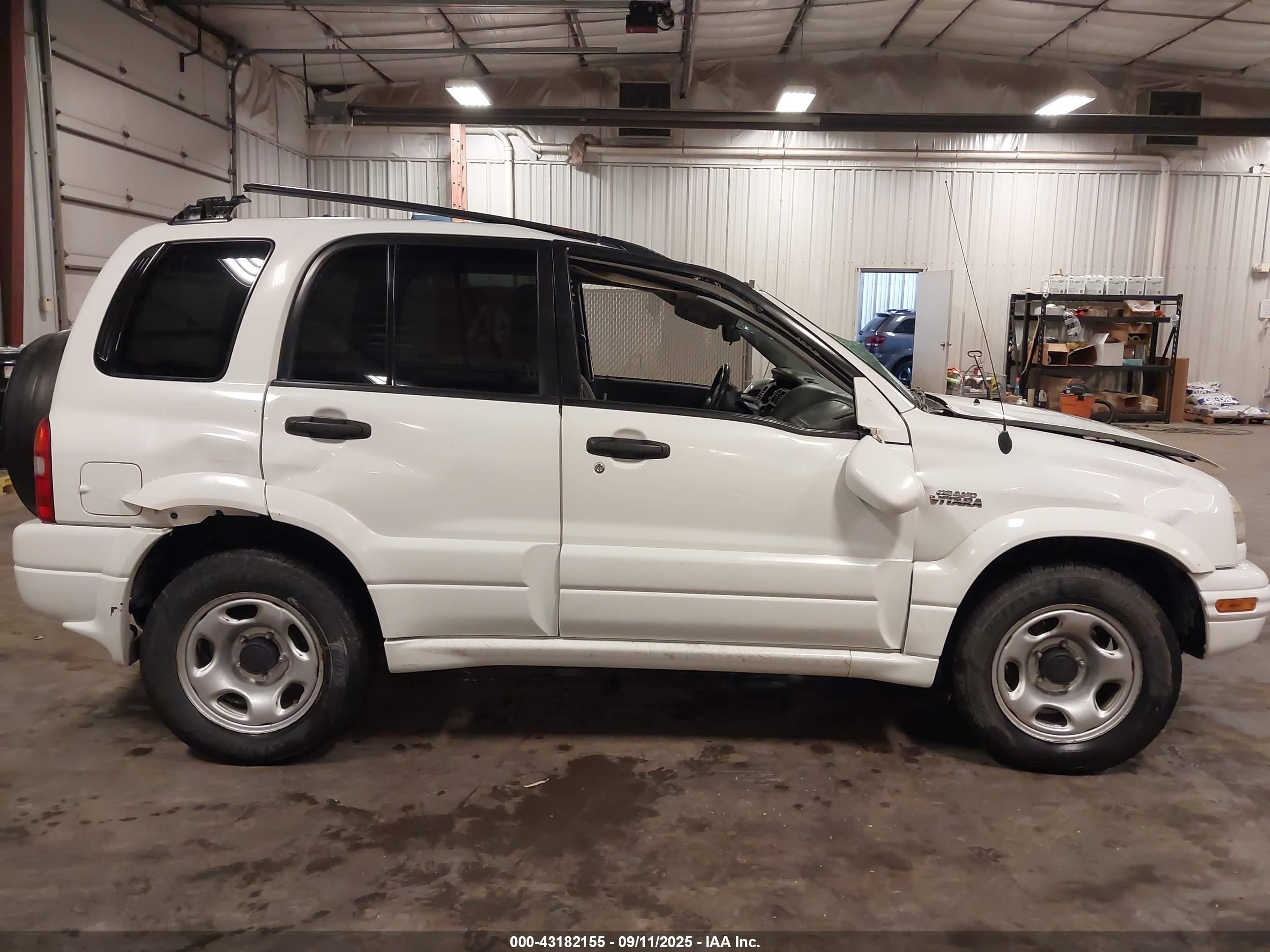 2002 Suzuki Grand Vitara Jlx/limited White vin: JS3TD62V124155120