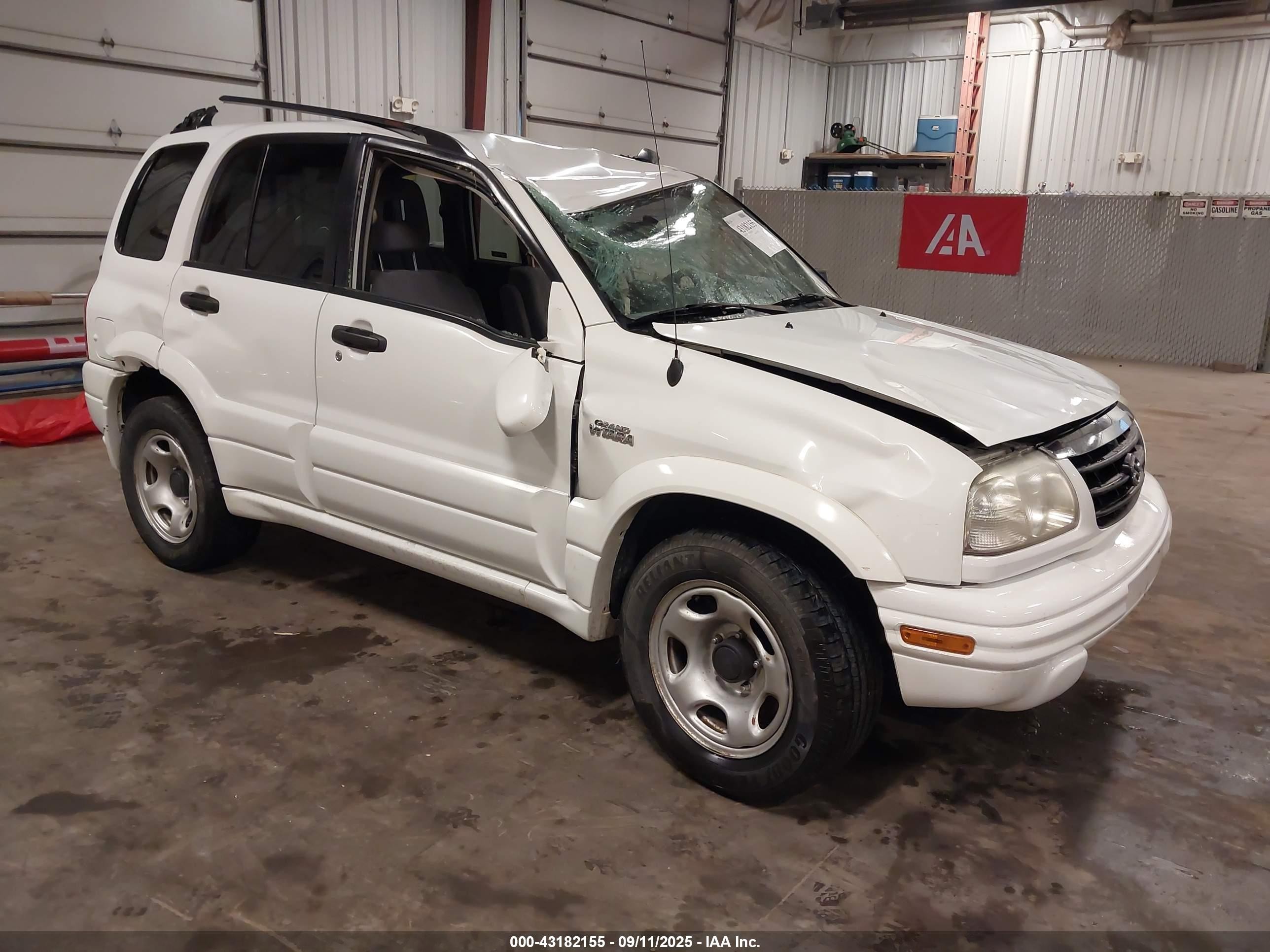 2002 Suzuki Grand Vitara Jlx/limited White vin: JS3TD62V124155120