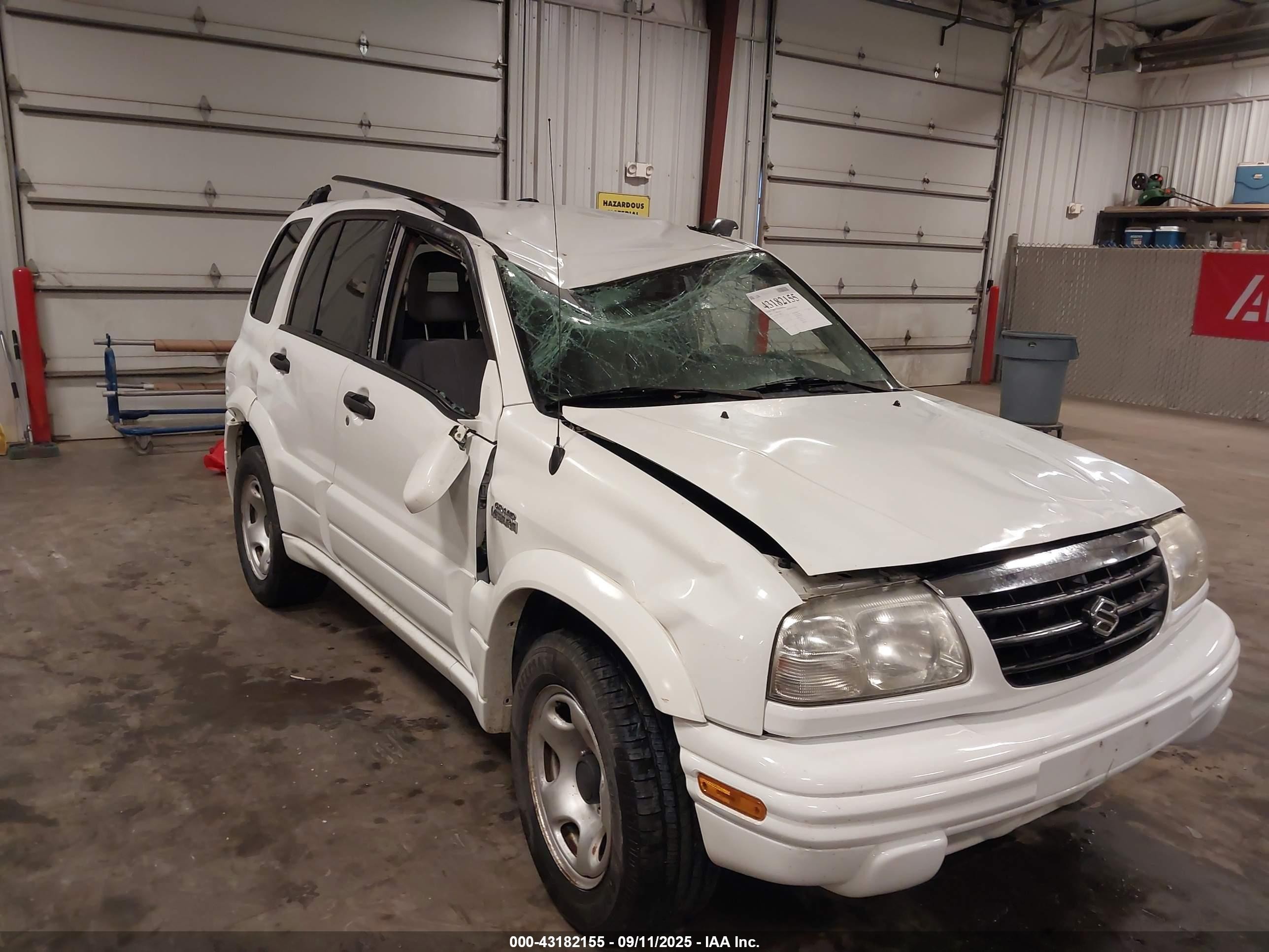 2002 Suzuki Grand Vitara Jlx/limited White vin: JS3TD62V124155120