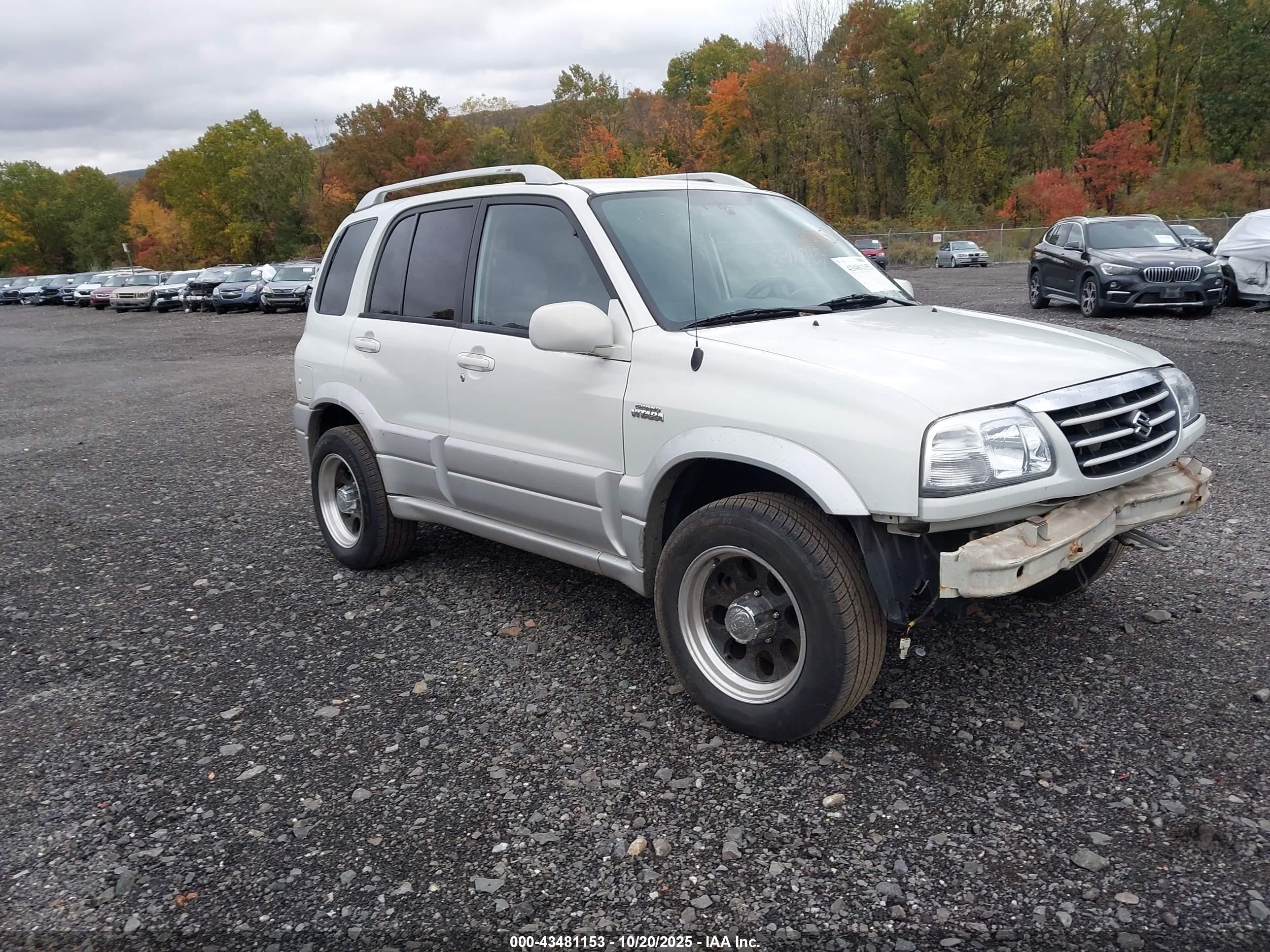2004 Suzuki Grand Vitara Ex/lx White vin: JS3TD62V144105157