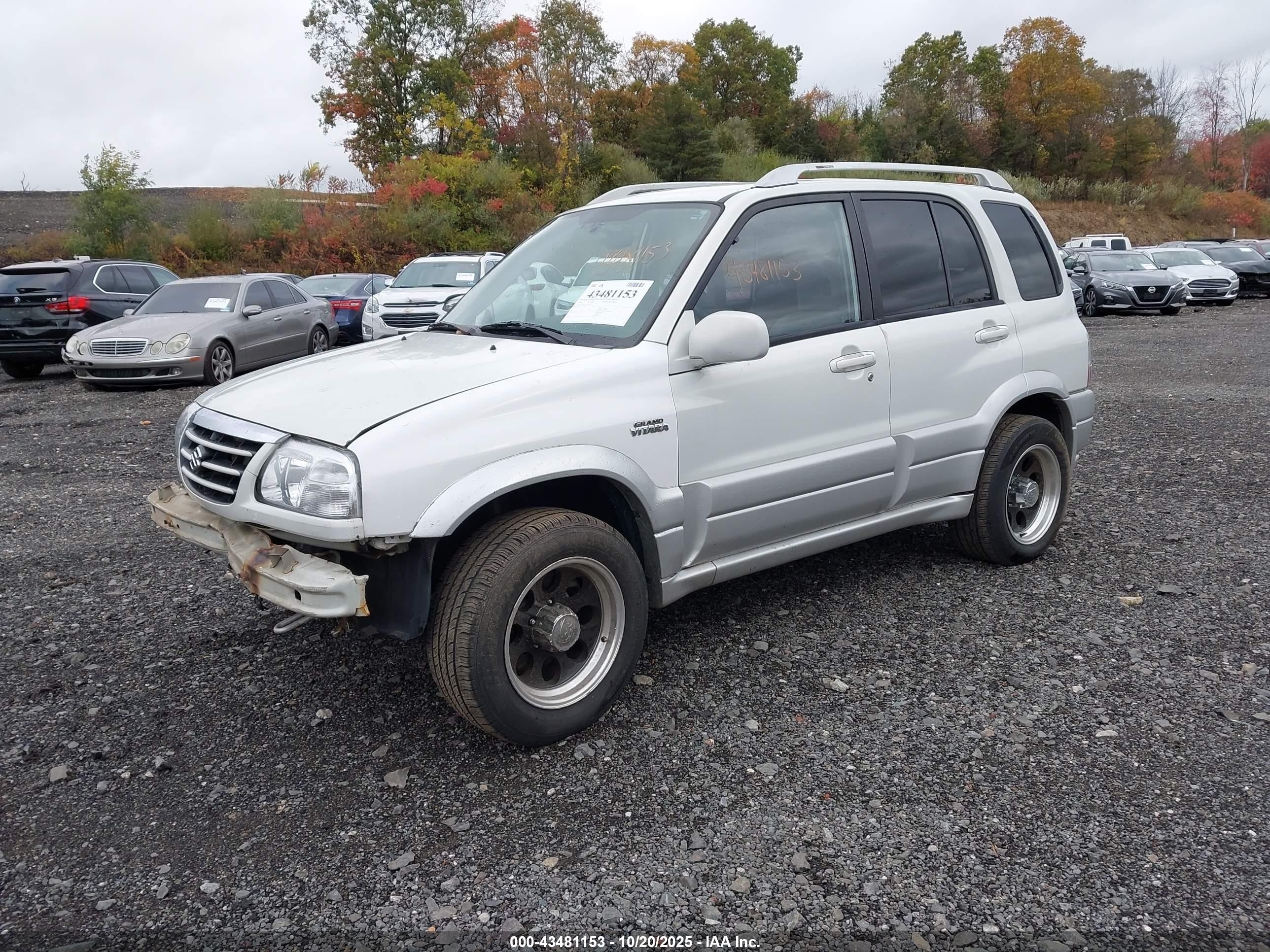 2004 Suzuki Grand Vitara Ex/lx White vin: JS3TD62V144105157