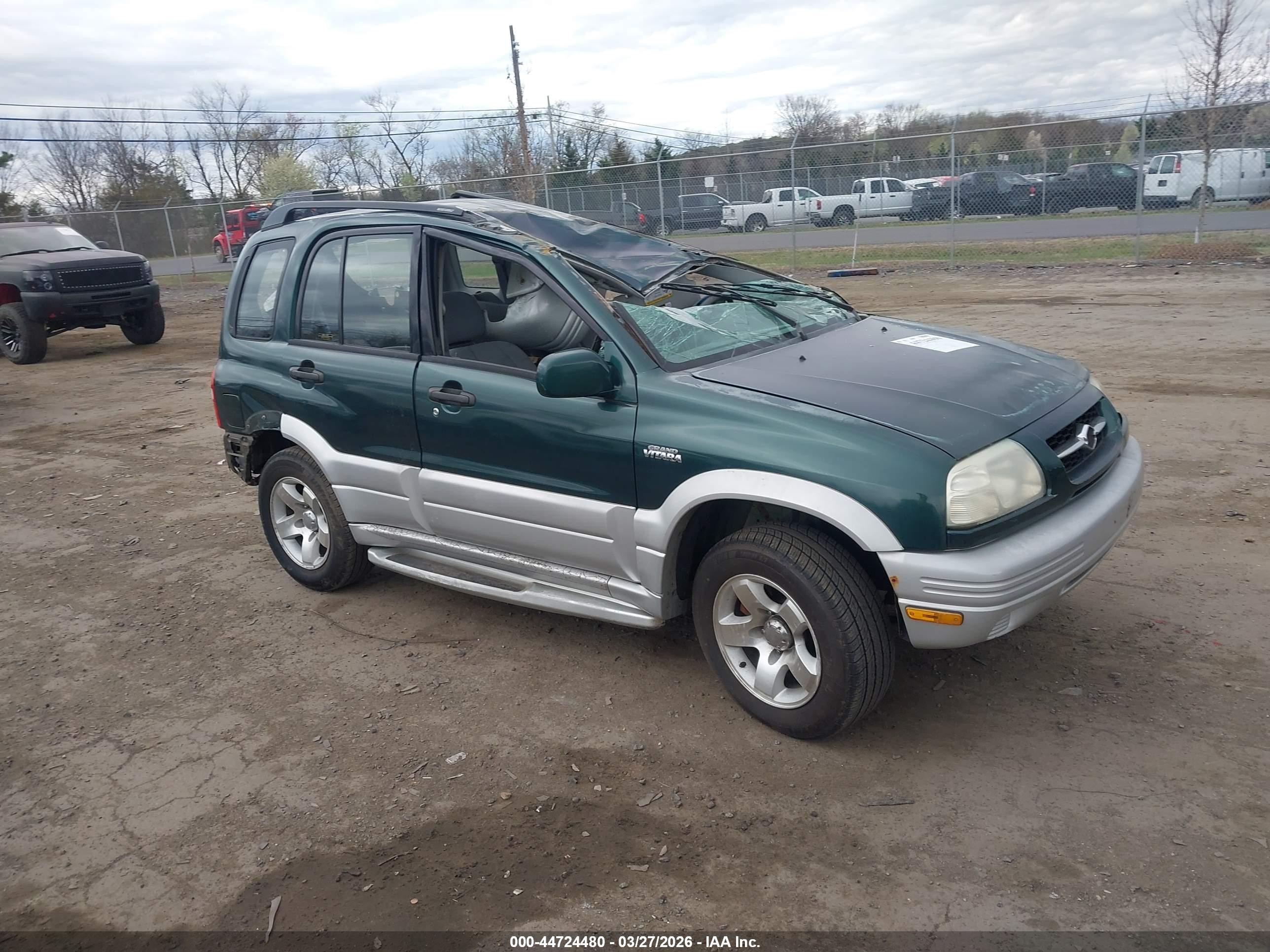 2000 Suzuki Grand Vitara Jlx/jlx+/limited Green vin: JS3TD62V1Y4116181