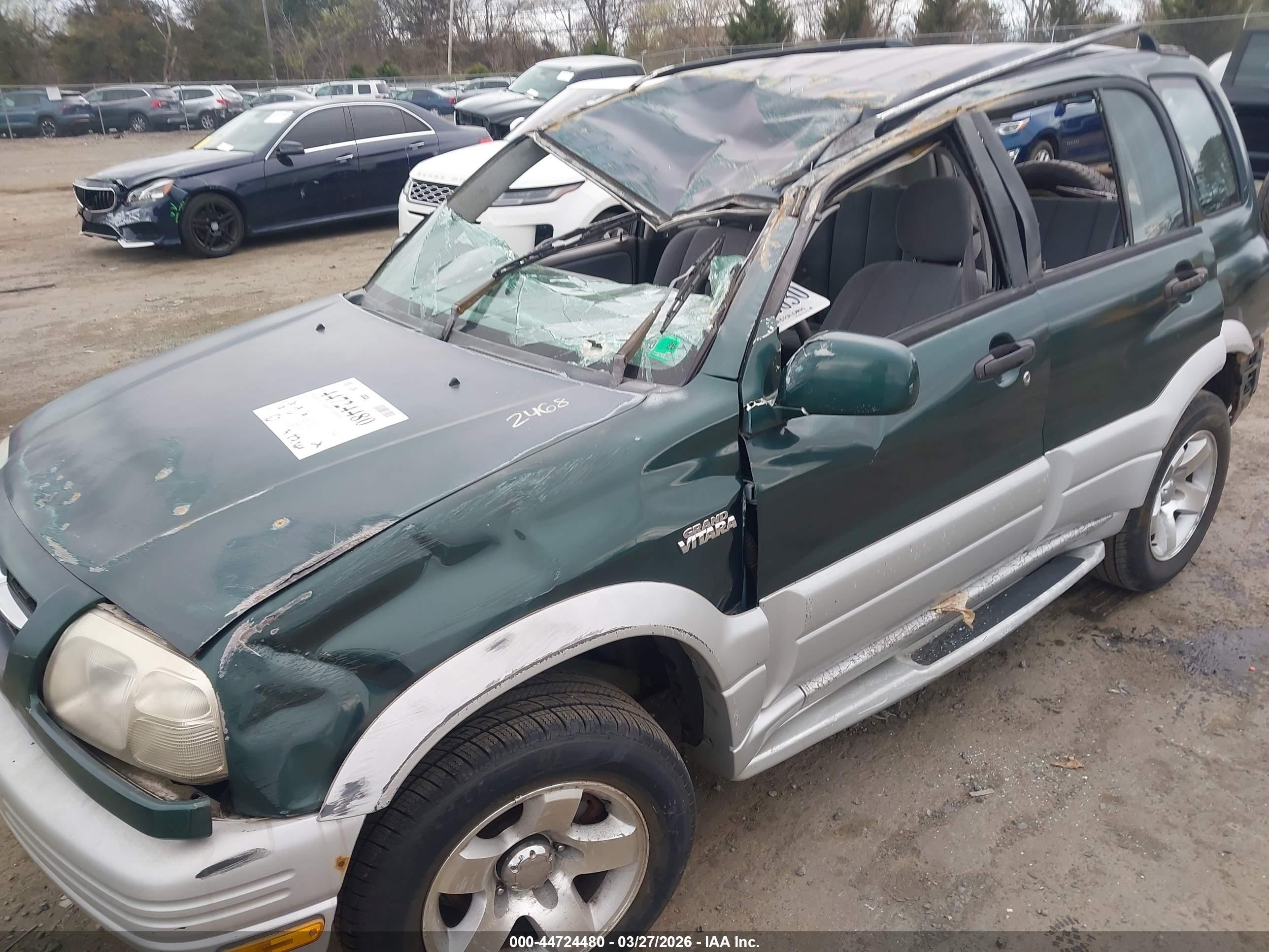 2000 Suzuki Grand Vitara Jlx/jlx+/limited Green vin: JS3TD62V1Y4116181