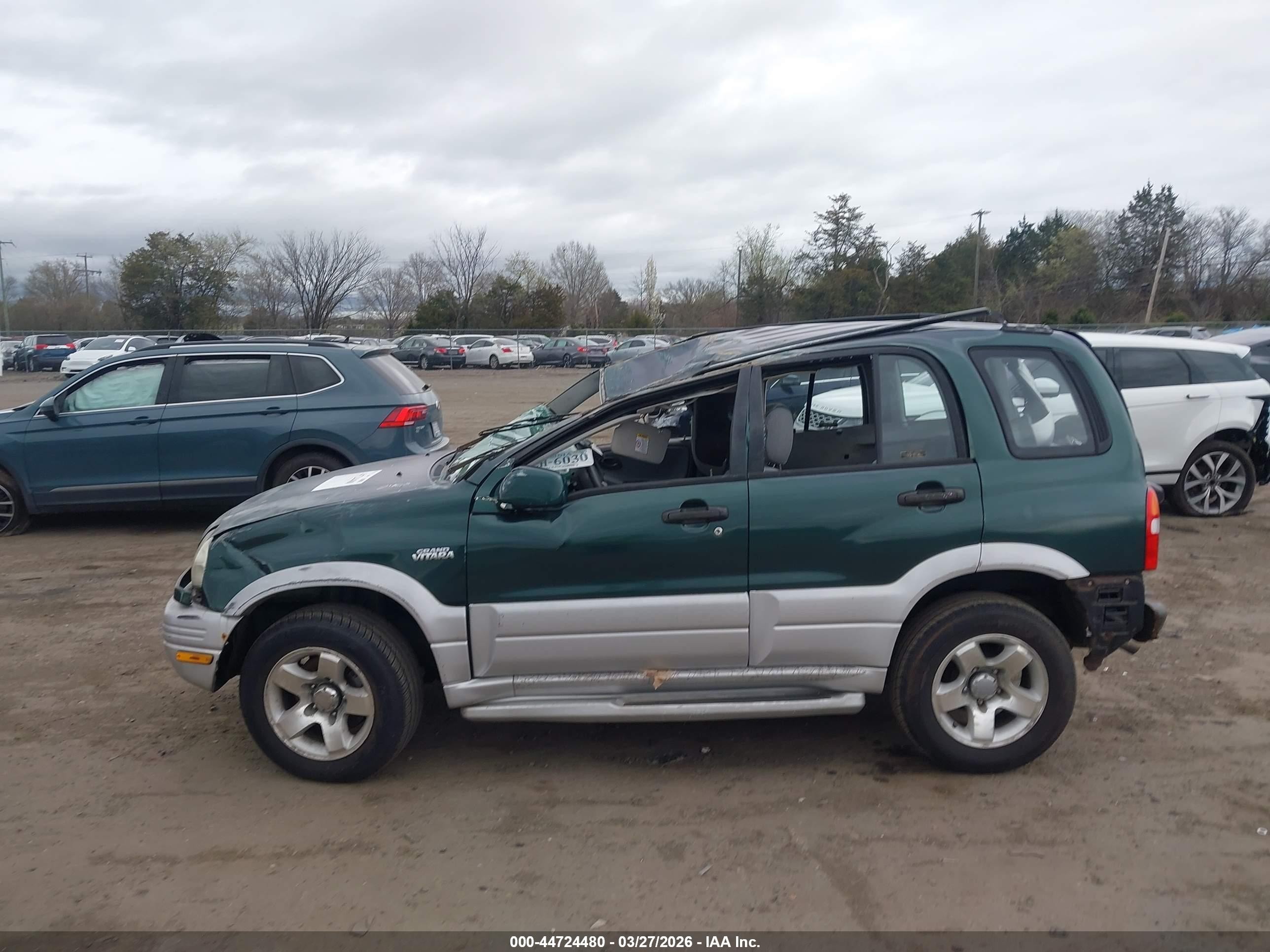 2000 Suzuki Grand Vitara Jlx/jlx+/limited Green vin: JS3TD62V1Y4116181