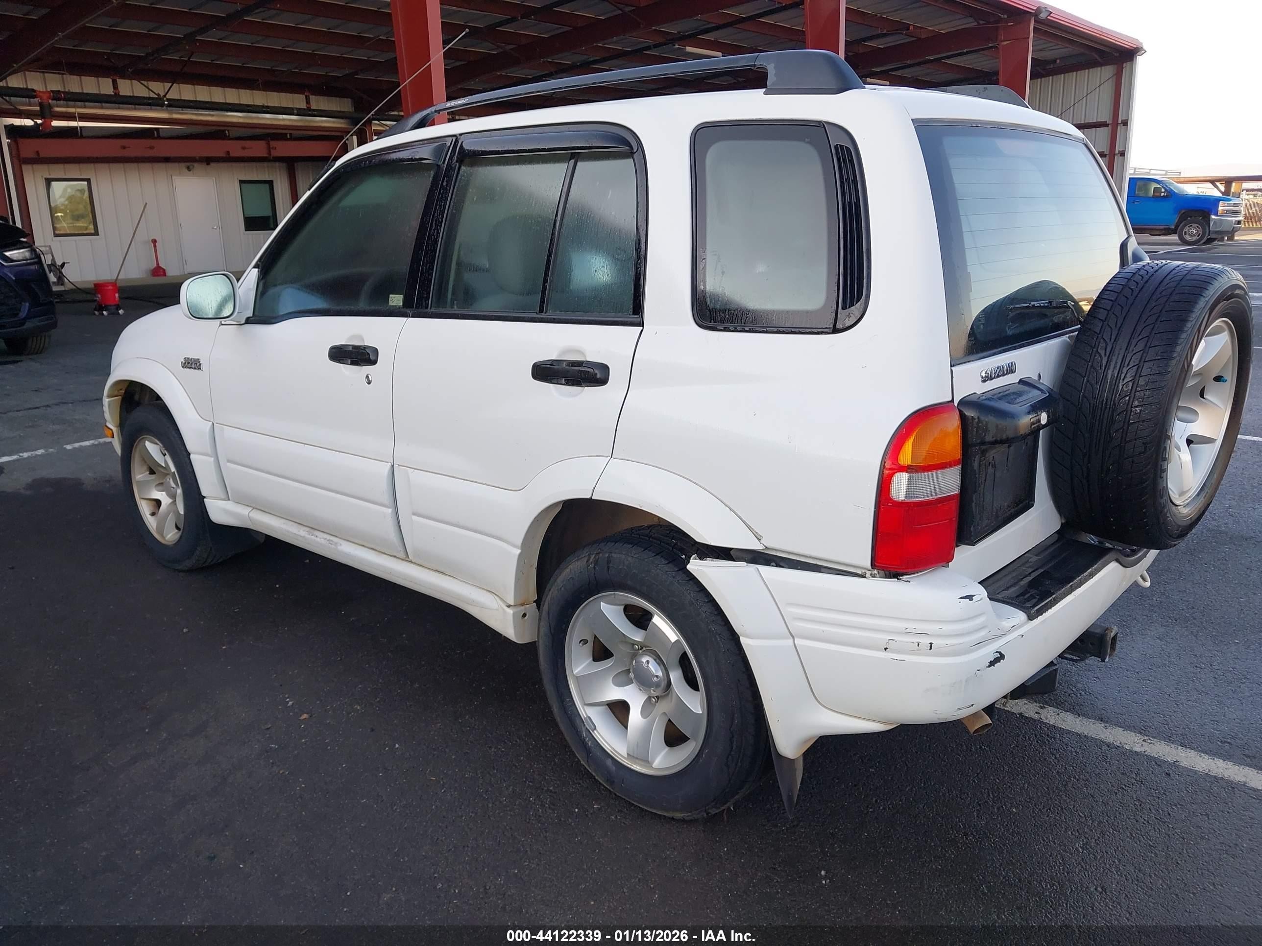 2000 Suzuki Grand Vitara Jlx/jlx+/limited White vin: JS3TD62V1Y4131795