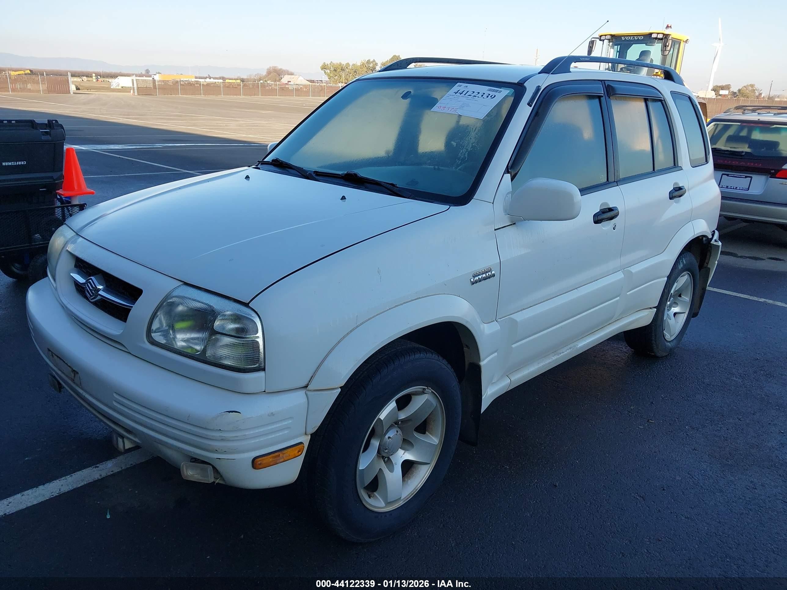 2000 Suzuki Grand Vitara Jlx/jlx+/limited White vin: JS3TD62V1Y4131795