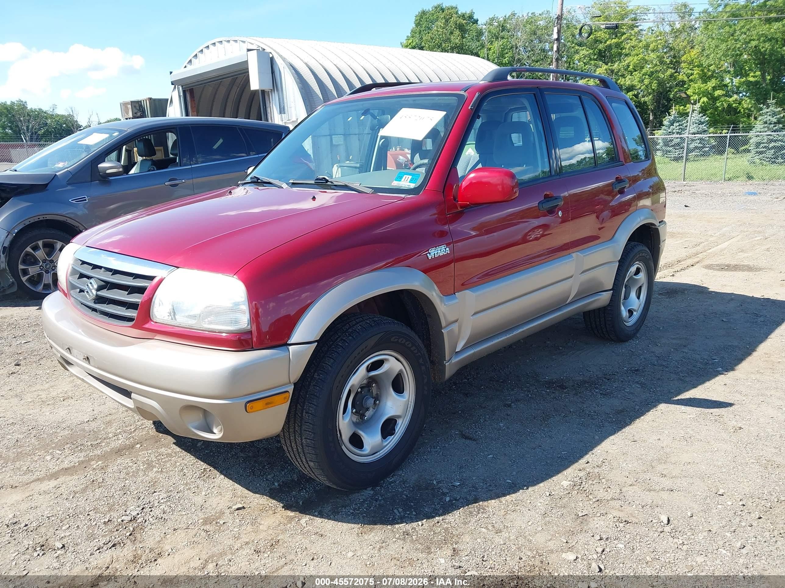 2001 Suzuki Grand Vitara Jlx/jlx+/limited Red vin: JS3TD62V214162785