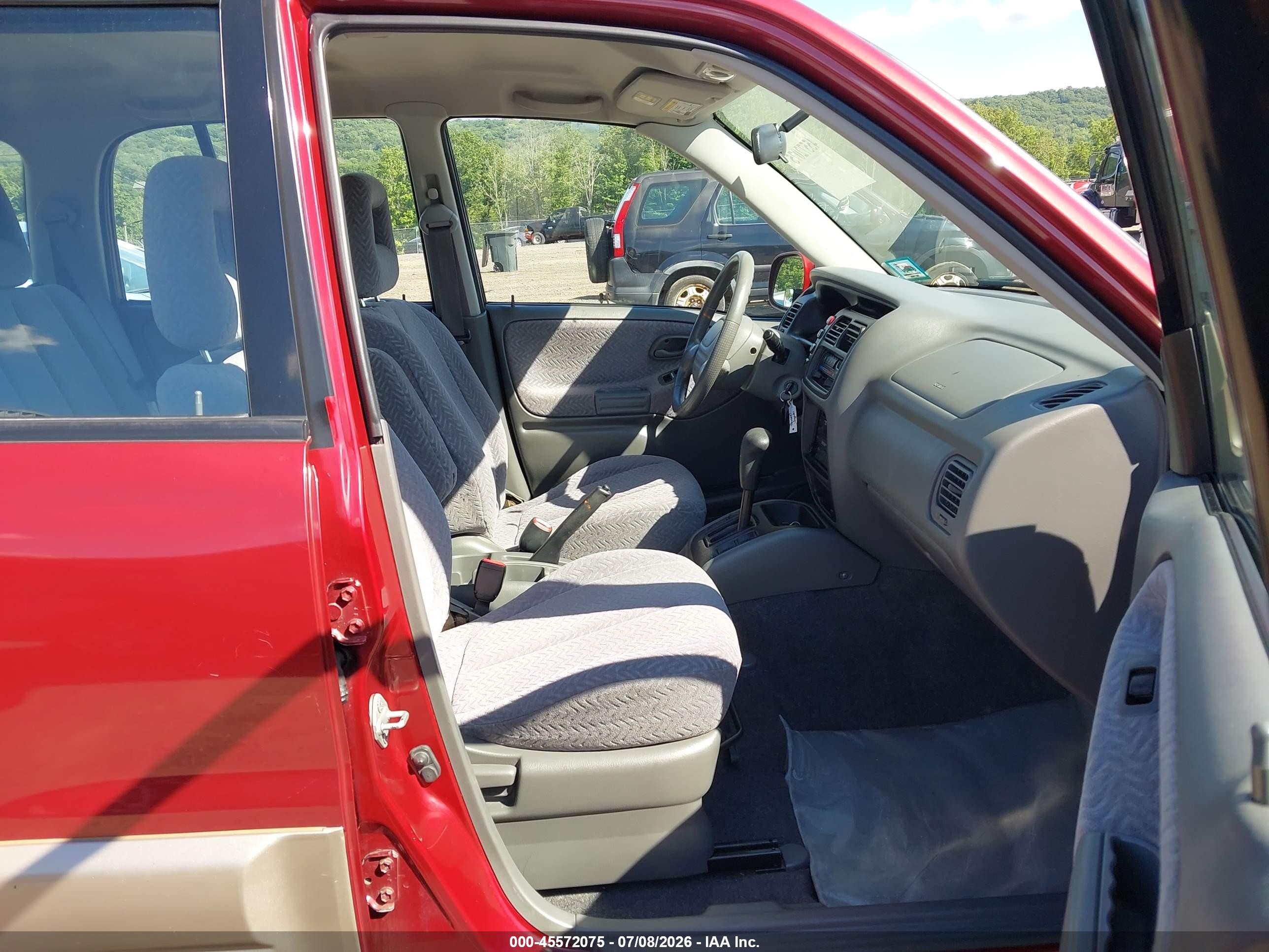 2001 Suzuki Grand Vitara Jlx/jlx+/limited Red vin: JS3TD62V214162785