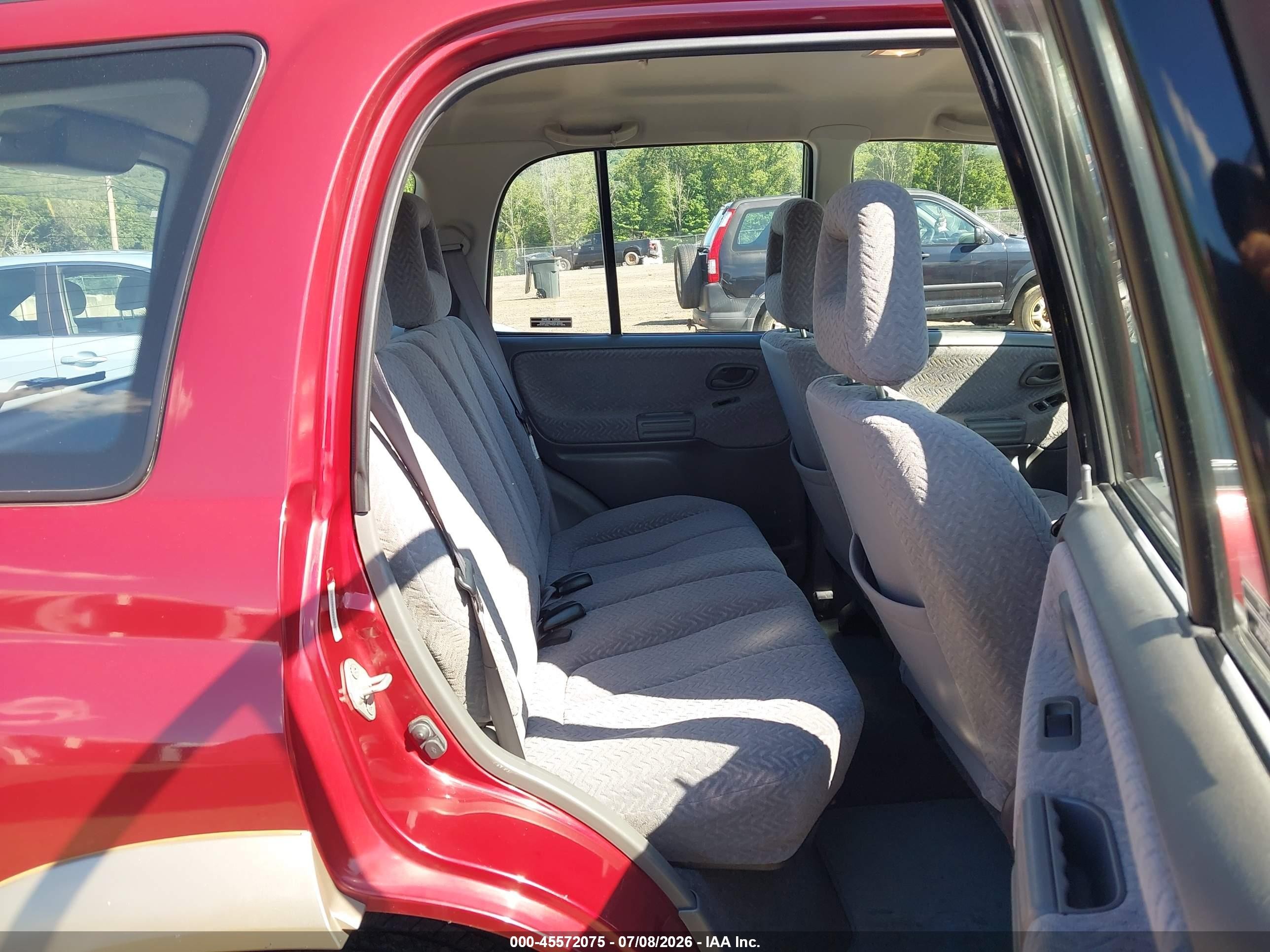 2001 Suzuki Grand Vitara Jlx/jlx+/limited Red vin: JS3TD62V214162785