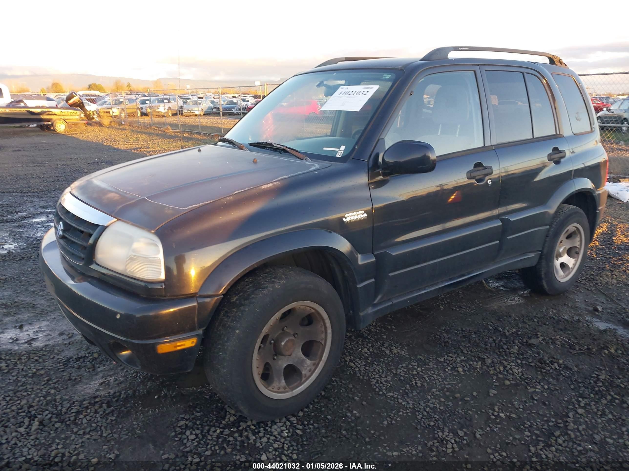 2002 Suzuki Grand Vitara Jlx/limited Black vin: JS3TD62V224160018