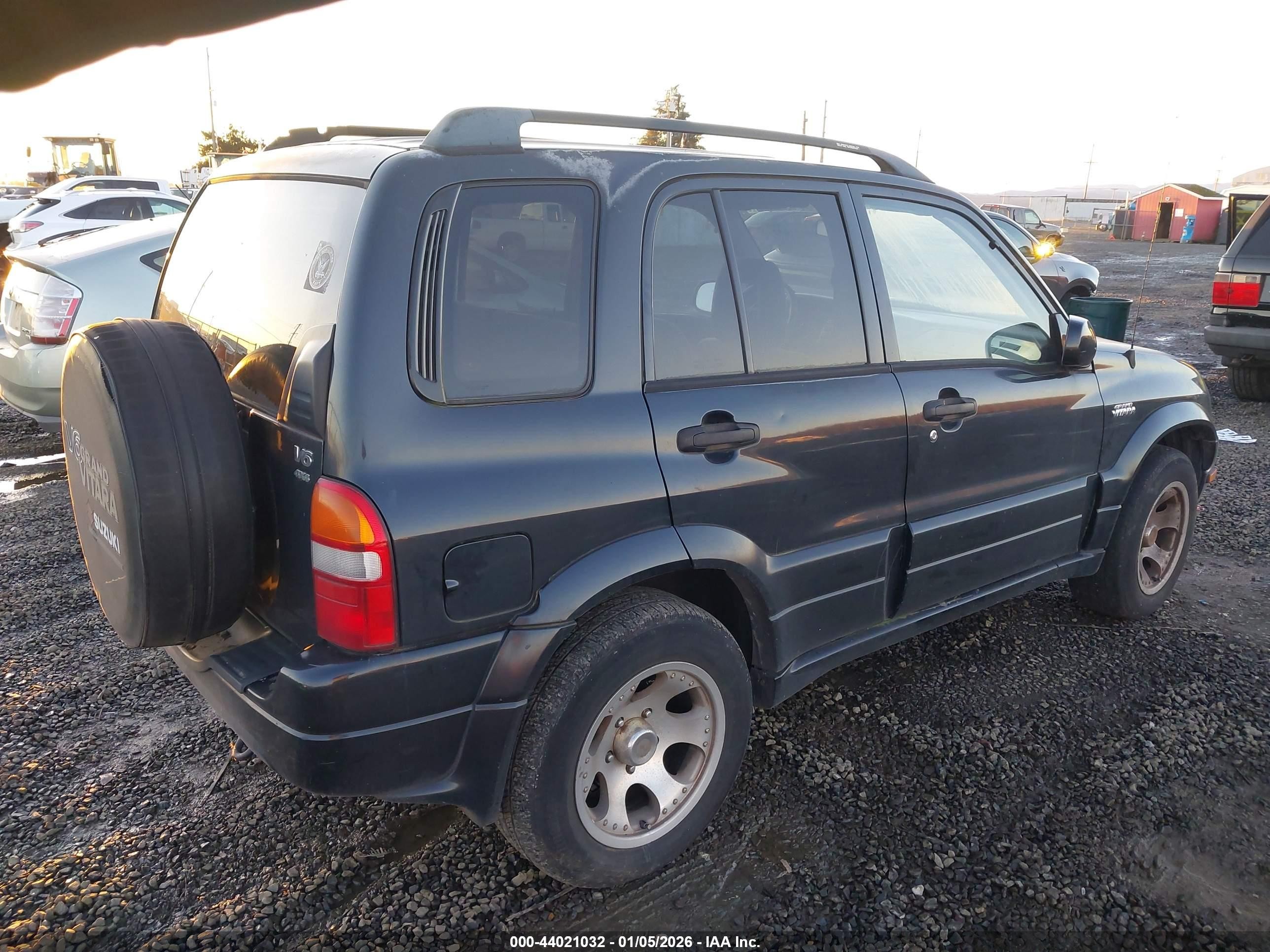 2002 Suzuki Grand Vitara Jlx/limited Black vin: JS3TD62V224160018